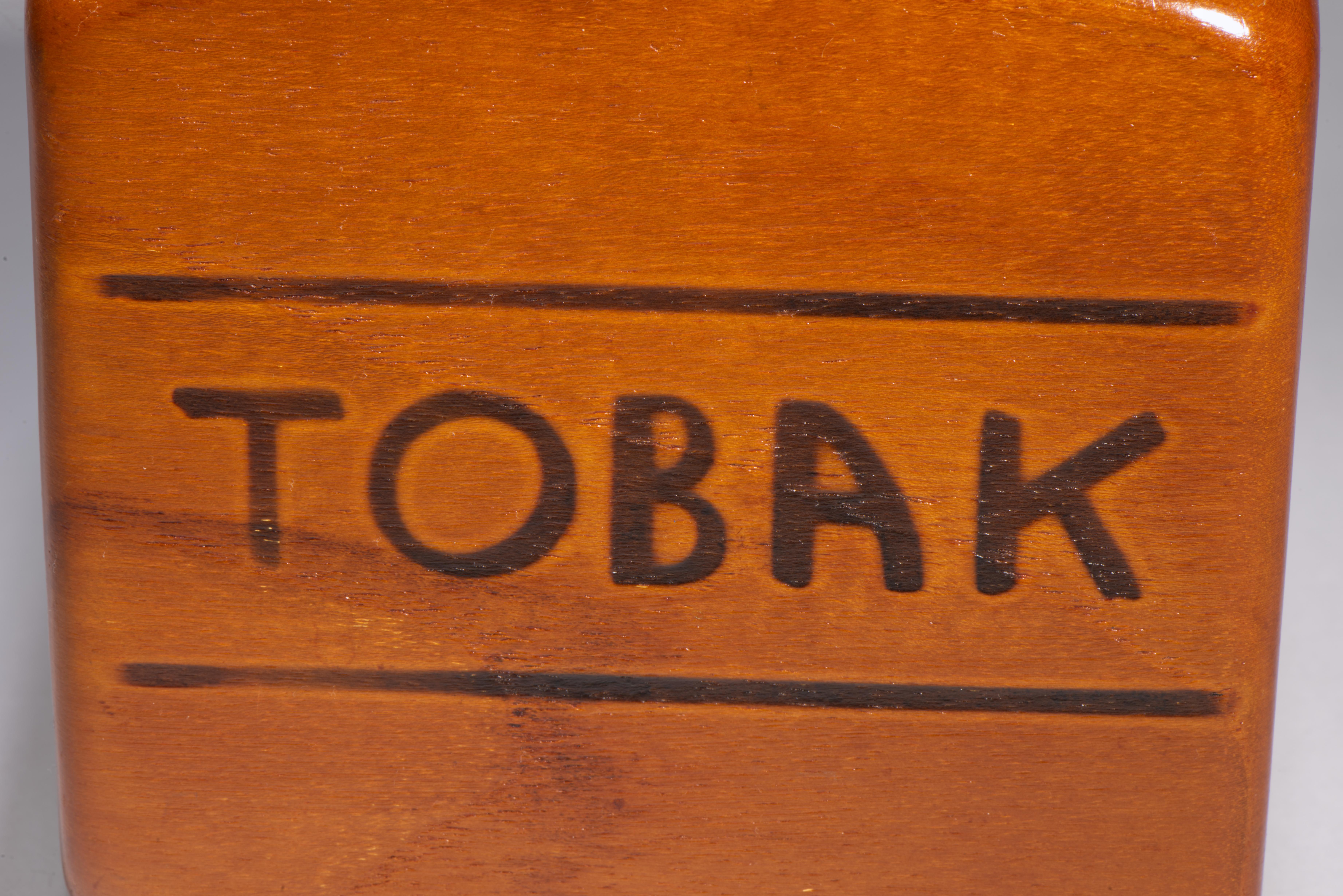Hand-Crafted Sigvard Nilsson for Söwe Konst Sweden Teak Tobacco Tobak Box For Sale