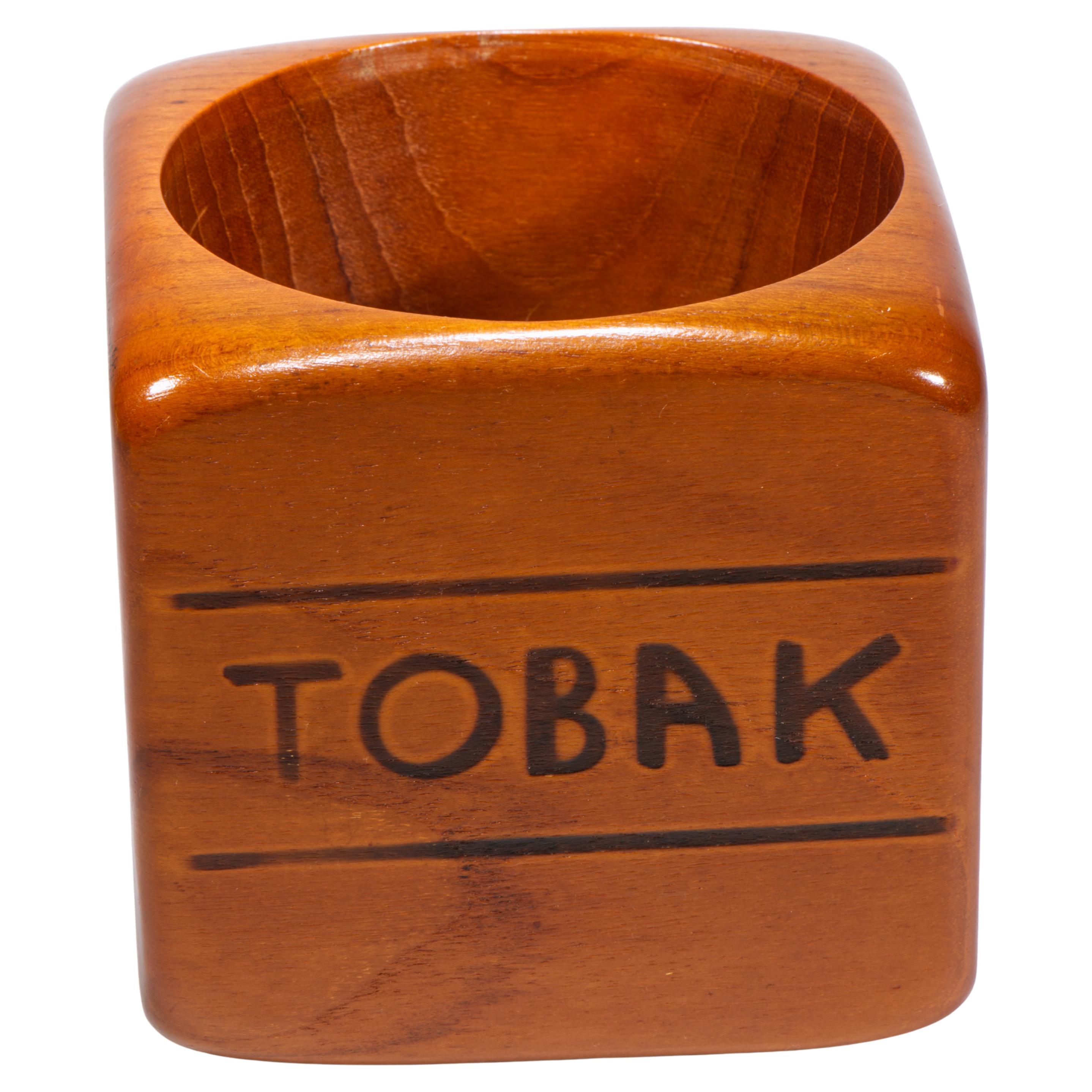Sigvard Nilsson for Söwe Konst Sweden Teak Tobacco Tobak Box For Sale