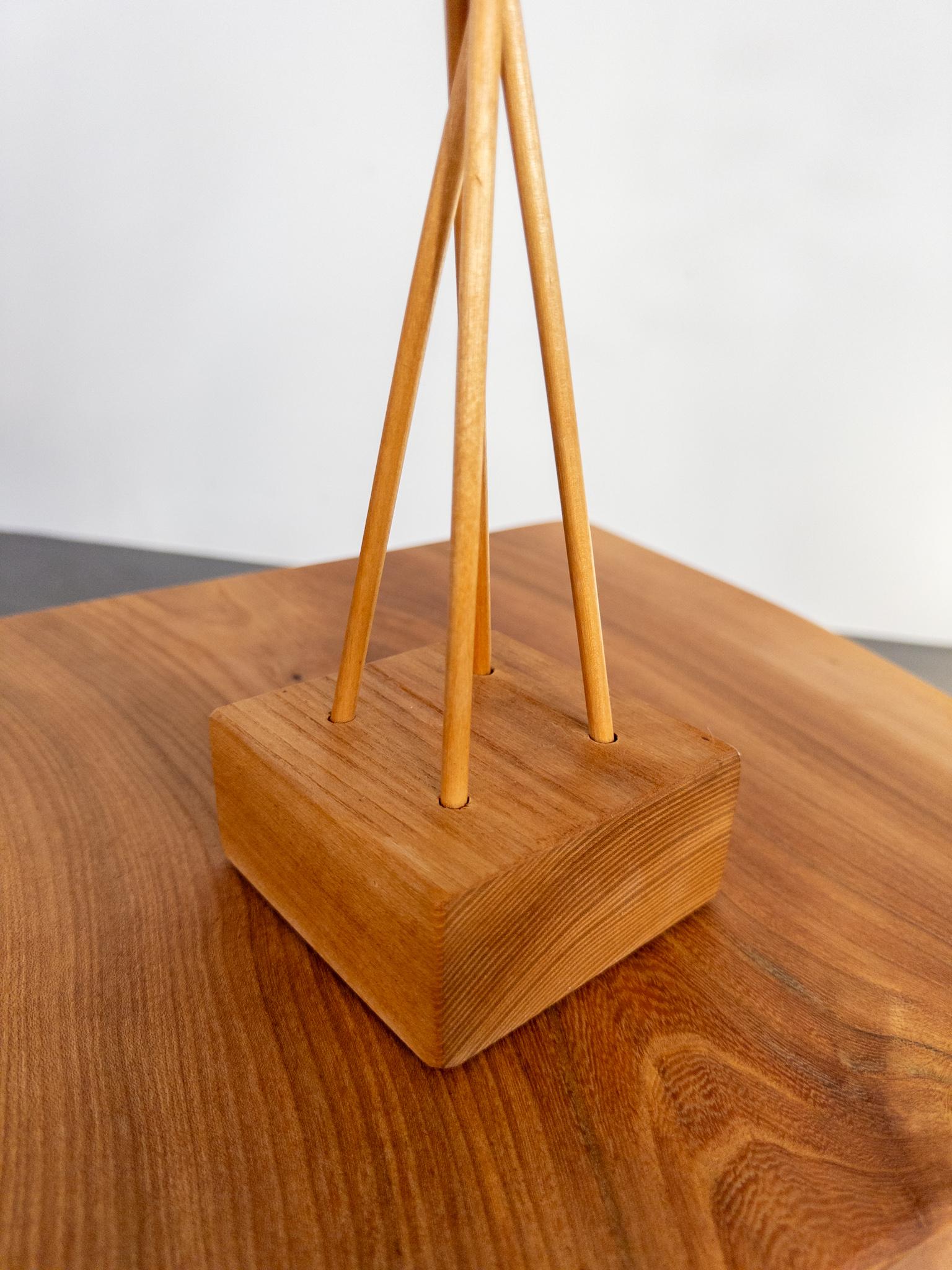 Svedese Sigvard Nilsson per Söwe Konst, scultura in legno unica, Svezia, anni '70 in vendita