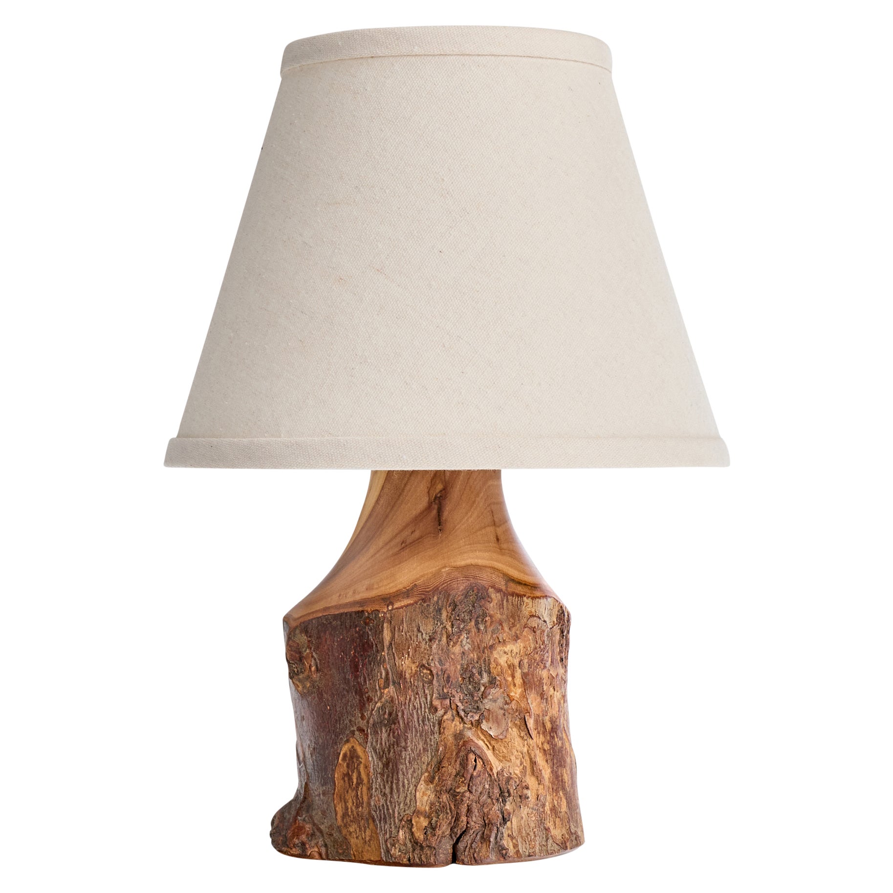 Sigvard Nilsson, Table Lamp, Cottonwood, Sweden, 1970s For Sale