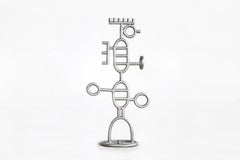 Porte-manteau en aluminium coulé signé Knutson, fabriqué par Sigve Knutson Oslo, 2019