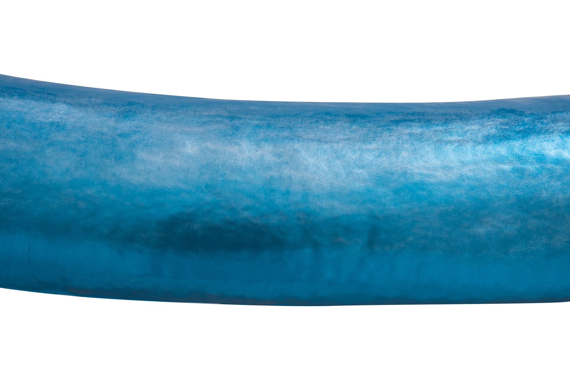 Lampadaire Sigve Knutson en aluminium martelé et anodisé bleu, 2018. Neuf - En vente à Antwerp, BE