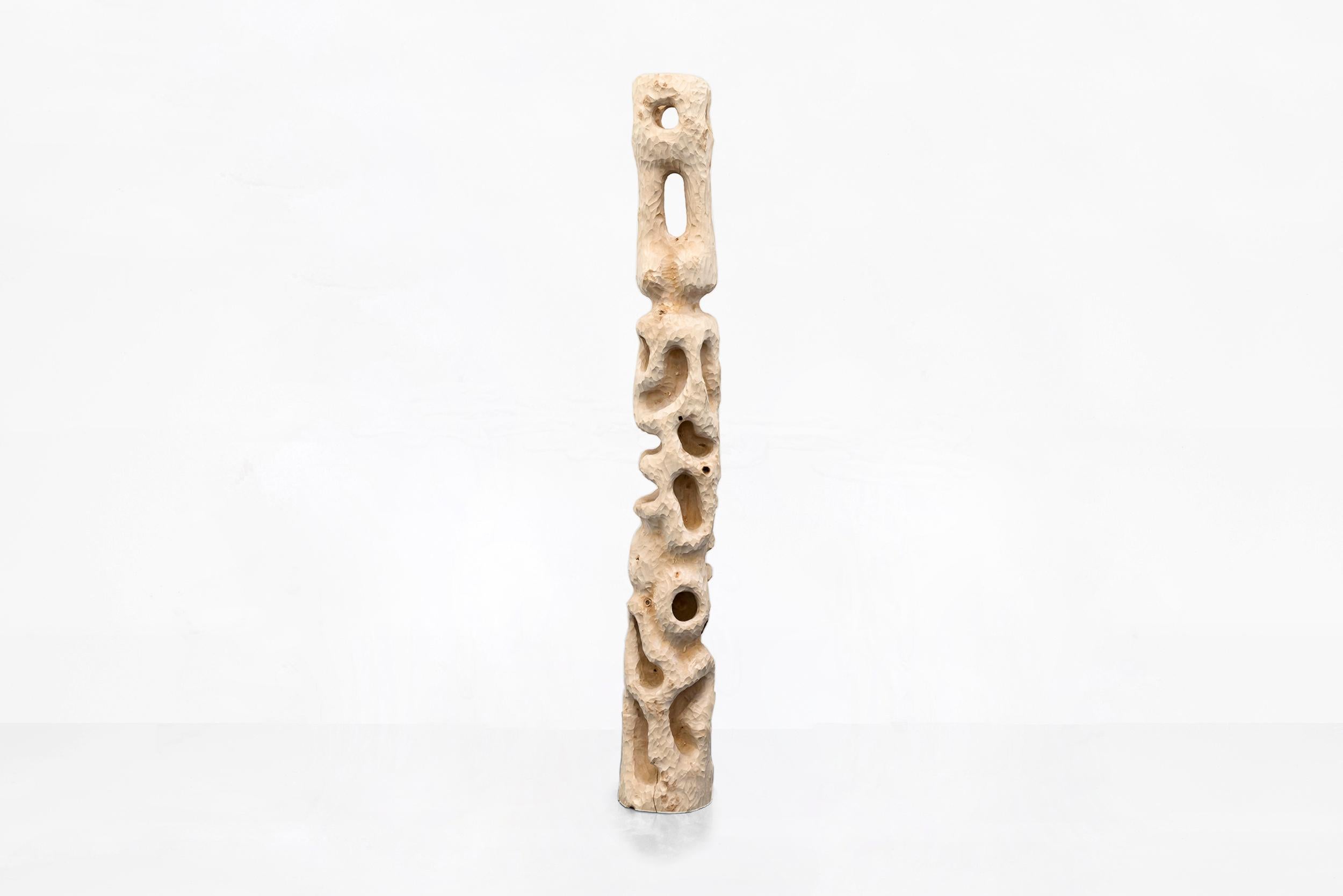 Sigve Knutson
Wood column number 1
Manufactured by Sigve Knutson
Oslo, Norway, 2019
Wood, birch
Produced exclusively for Side Gallery Barcelona 

Measurements
17 cm x 17 cm x 140 H cm
6.69 in x 6.69 in x 55.11 H in

Edition
Unique
