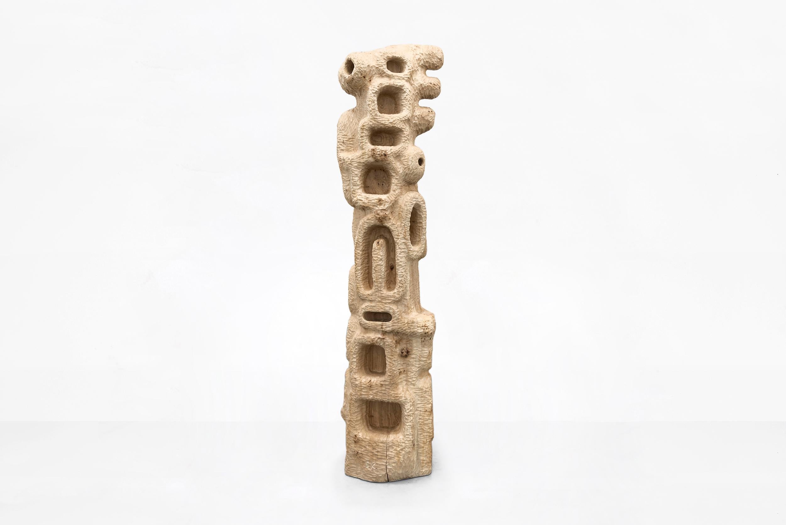 Dutch Sigve Kuntson Wood Shelf Tower Number 2, Oslo, 2019 For Sale