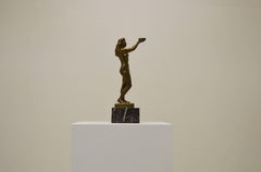 Sigyn by Nils Möllerberg Bronze figurine