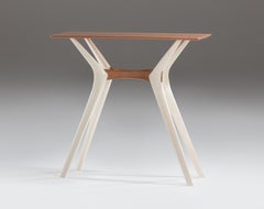 'Sika' Console Table in Silky Oak and Rippled Sycamore by Laurent Peacock