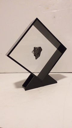 Sikhote Alin Meteorite from Siberia, Russia in a Custom Acrylic Display