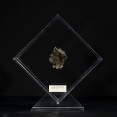 Sikhote Alin Meteorite from Siberia, Russia in a Custom Acrylic Display