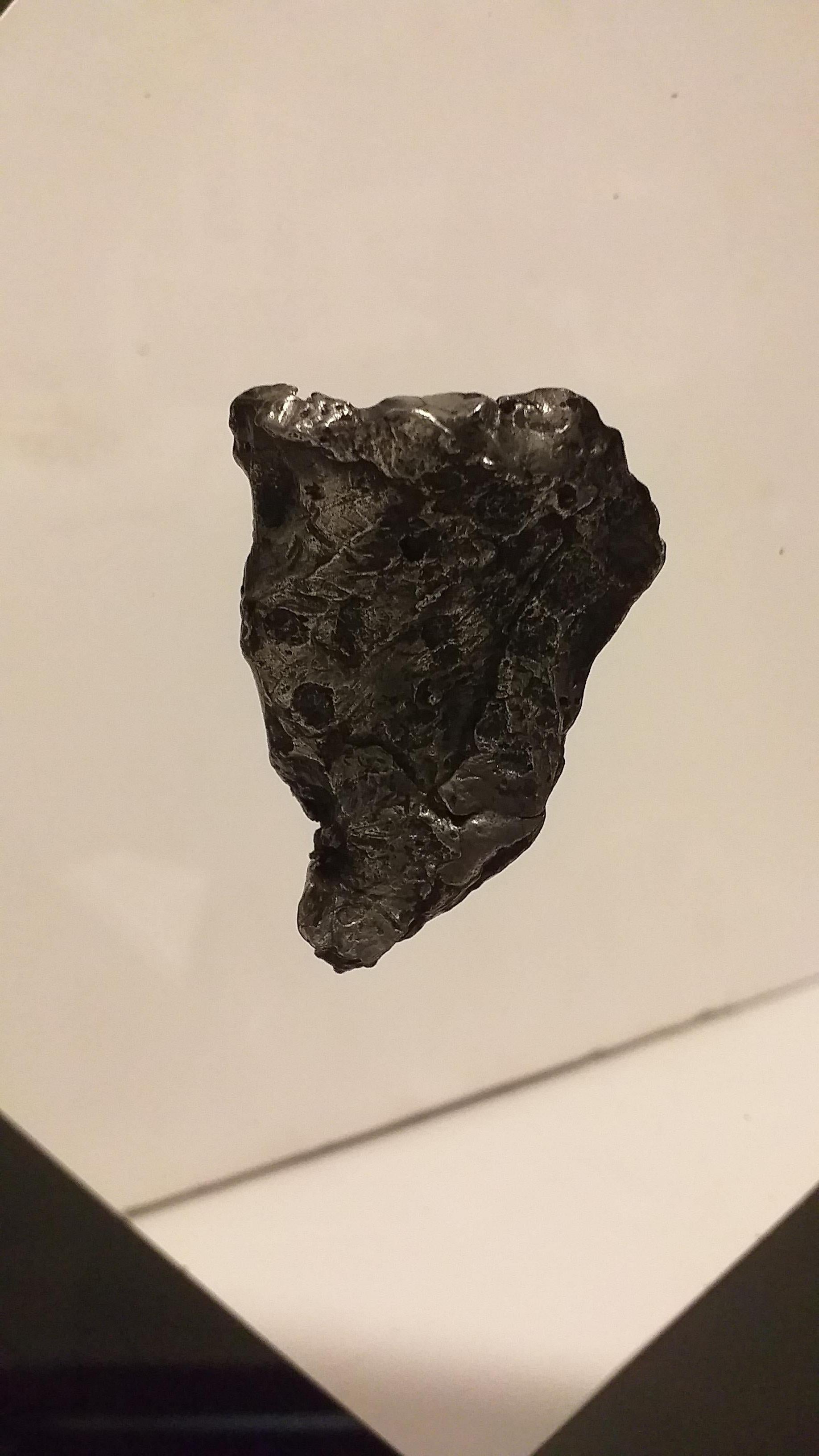Organic Modern Sikhote Alin Meteorite from Siberia, Russia in a Custom Acrylic Display