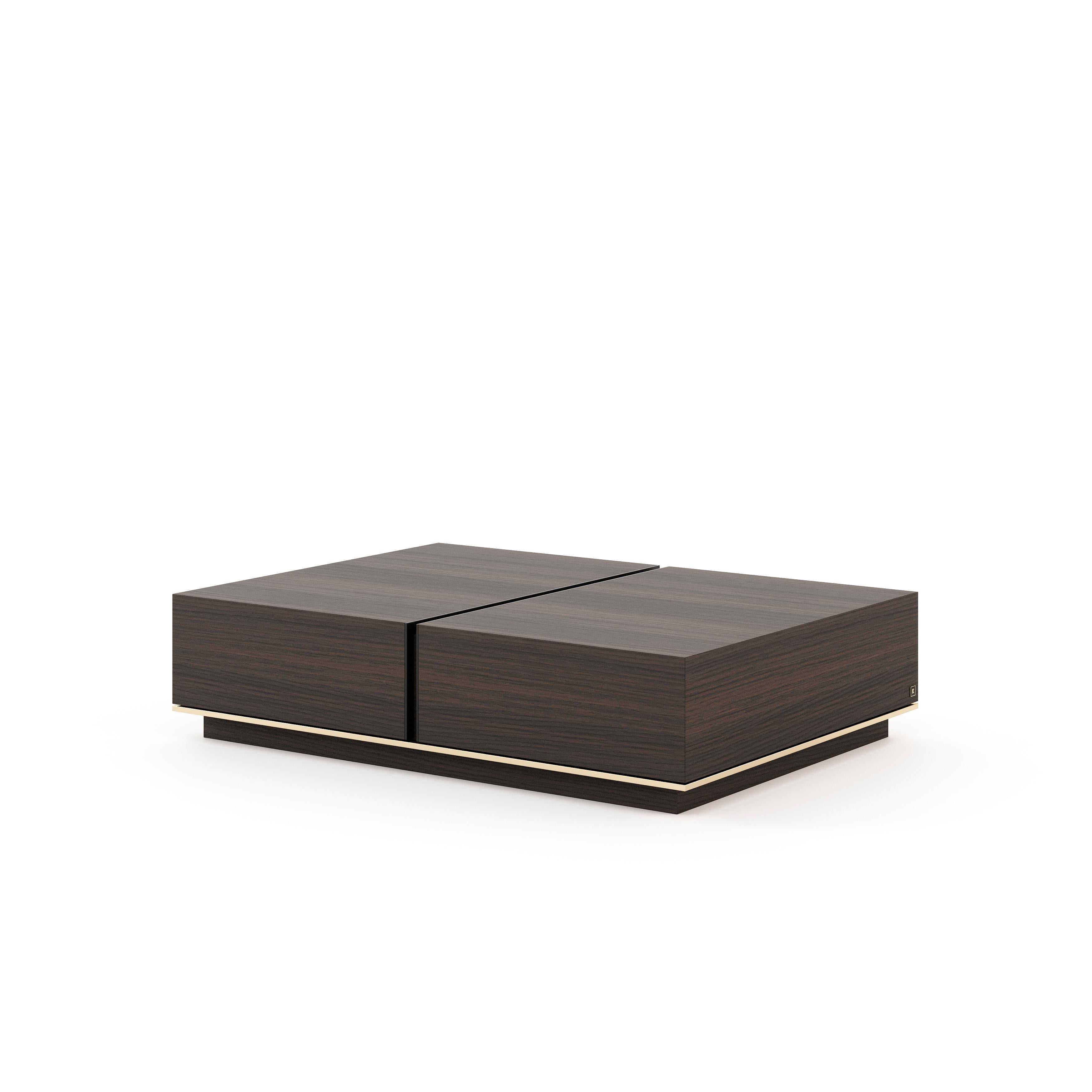 Portuguese Modern coffee table with storage fully customisable by Laskasas For Sale