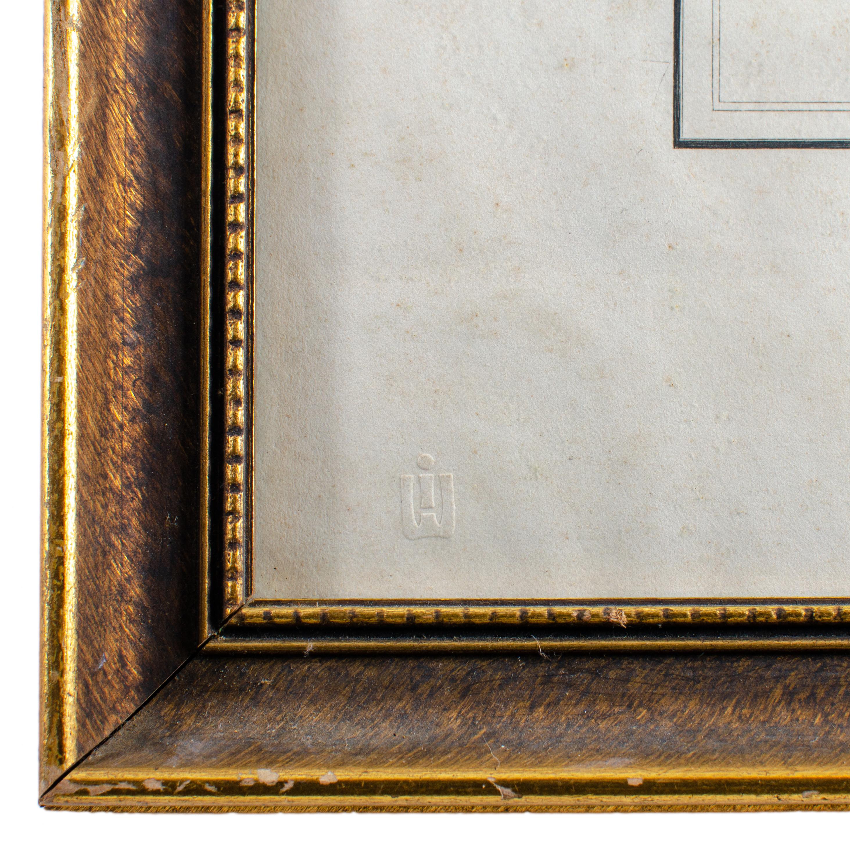 Early 20th Century Silas Holman Map of Harvard For Sale