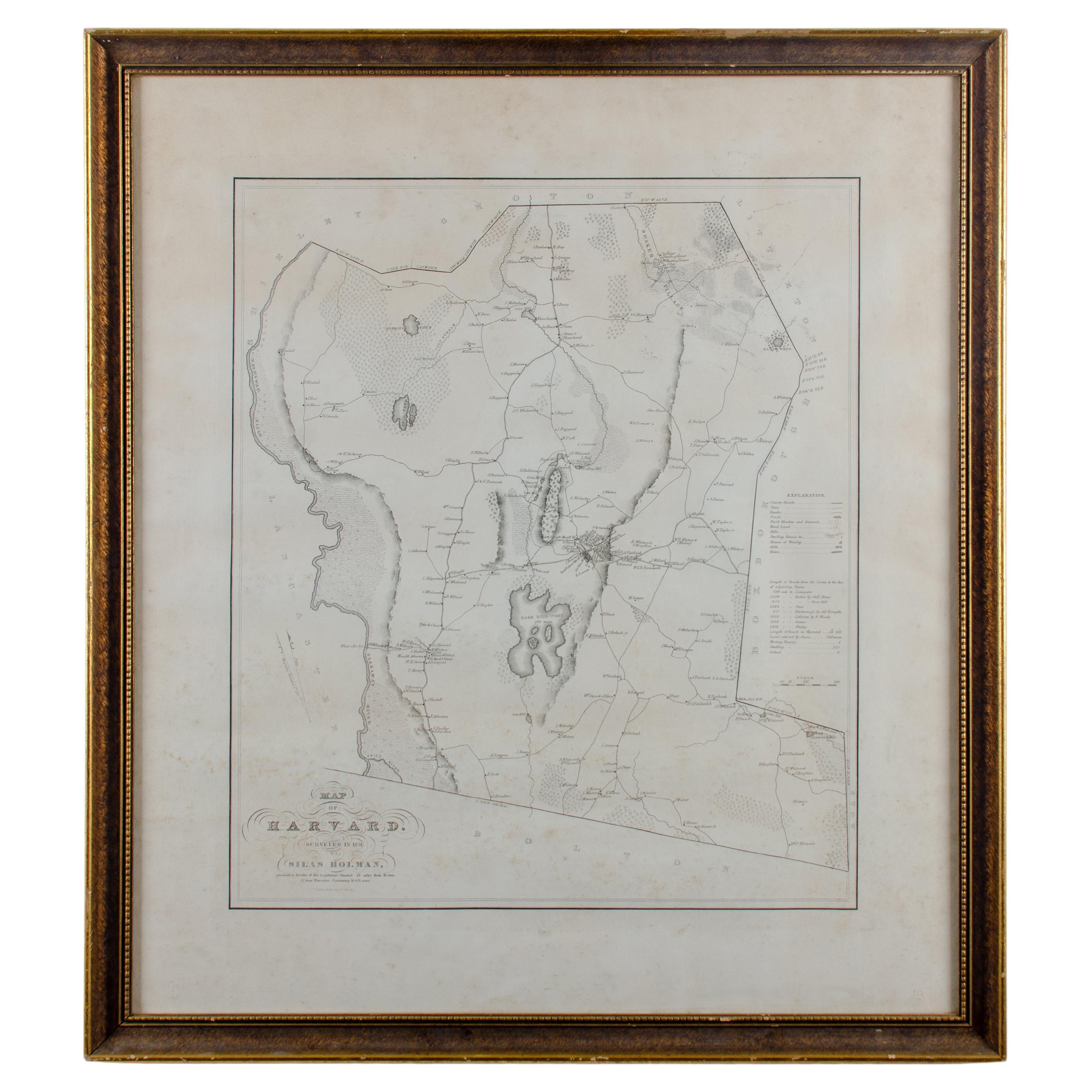 Silas Holman Mappa di Harvard