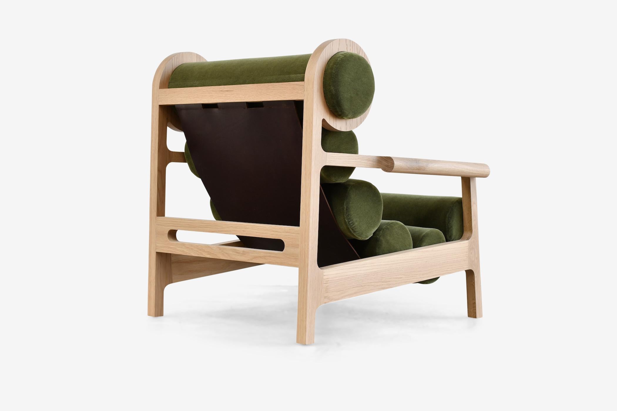 Scandinavian Modern Silas Lounge Chair For Sale