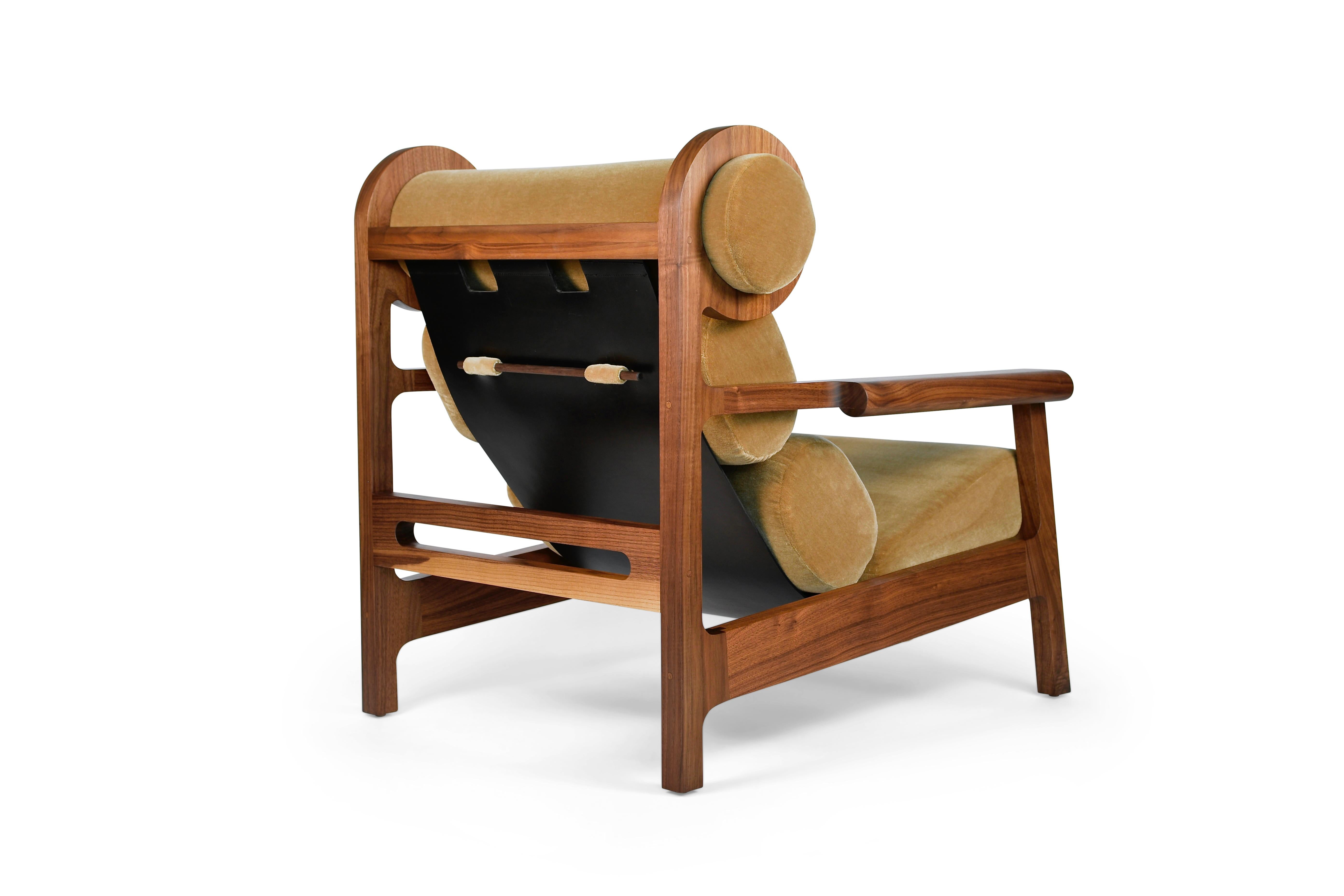 Scandinavo moderno Sedia da salotto Silas in vendita