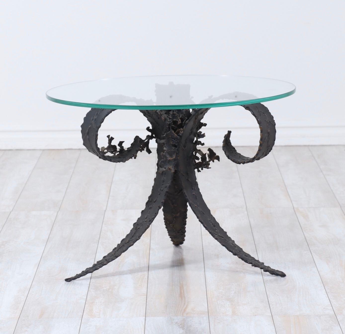 Mexican Silas Seandal Brutalist Side Table