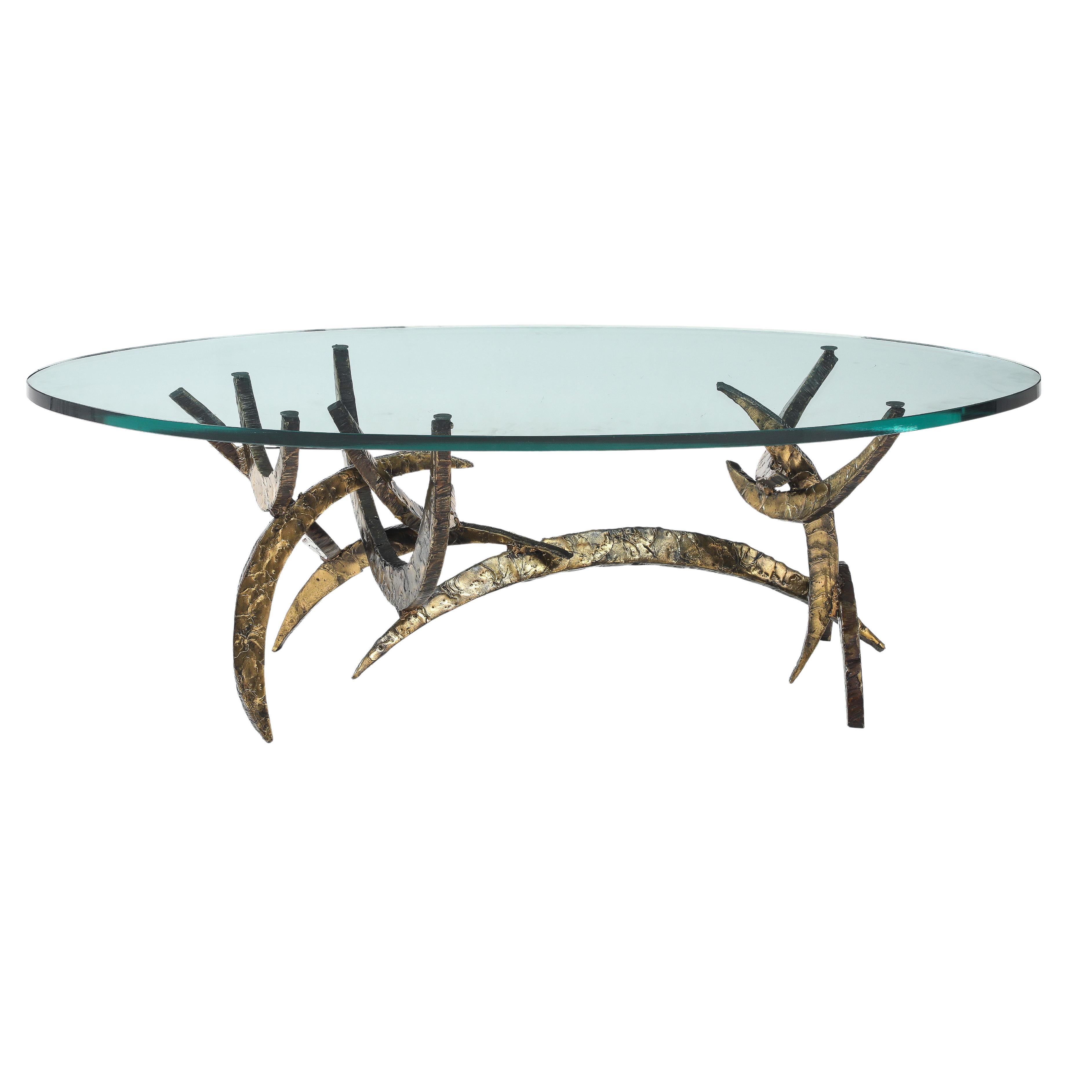 Table basse brutaliste "Ortega" de 1972 de Silas Seandel