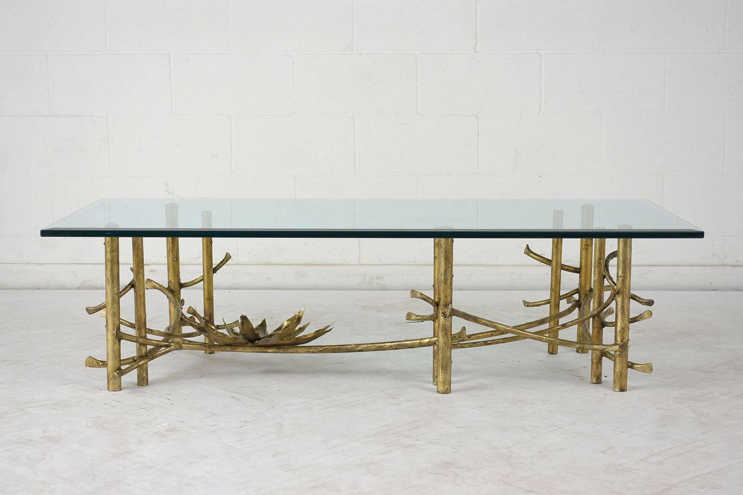 Mid-Century Modern Silas Seandel Attributed Lotus Coffee Table