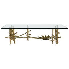 Silas Seandel Attributed Lotus Coffee Table