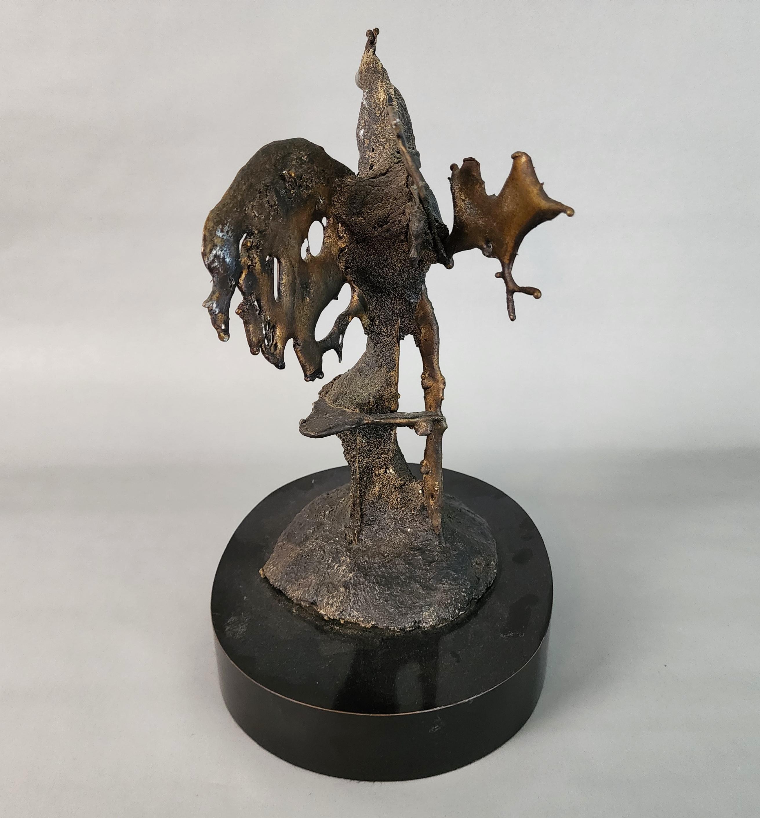 Silas Seandel Scultura in bronzo Brutalista Firmata in vendita 6