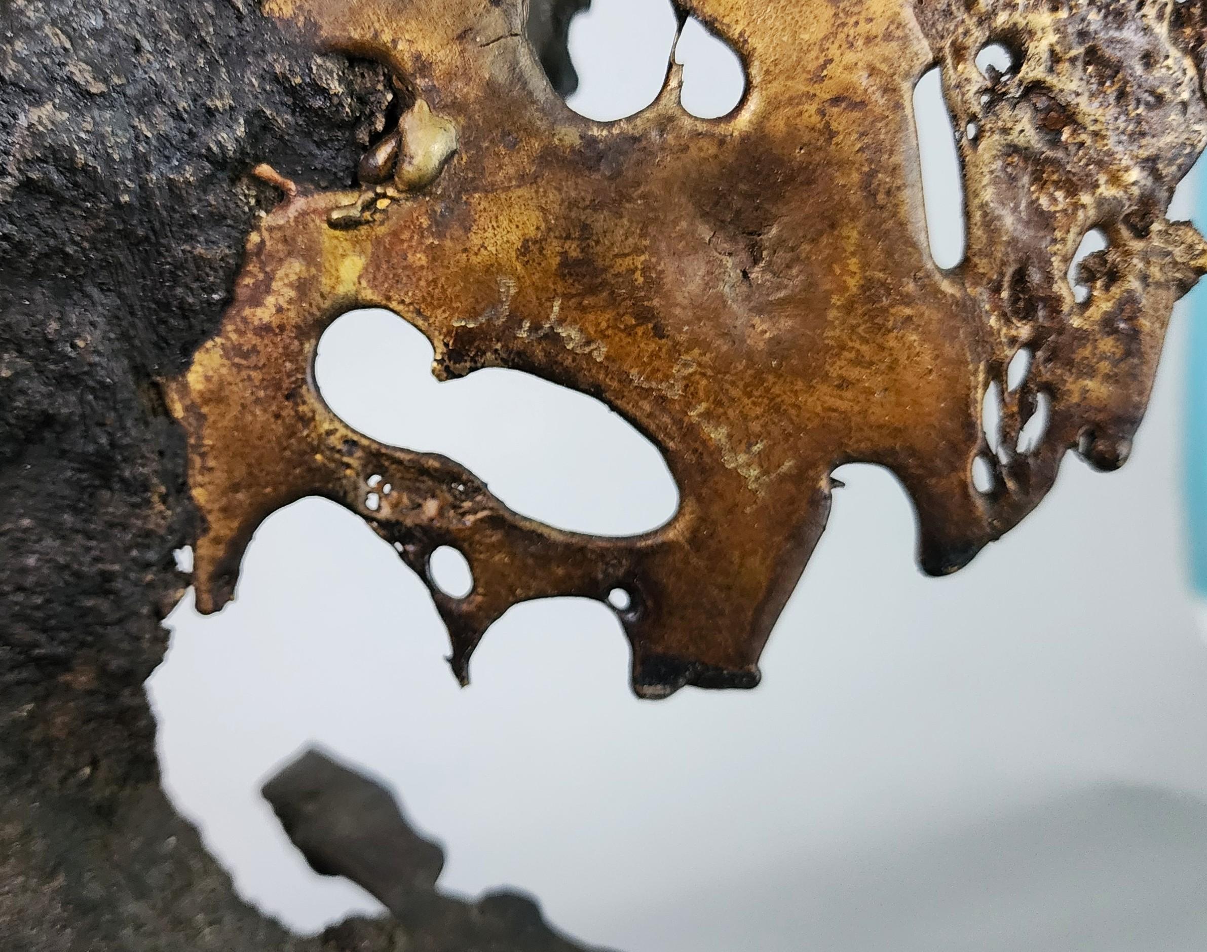 Silas Seandel Scultura in bronzo Brutalista Firmata in vendita 9
