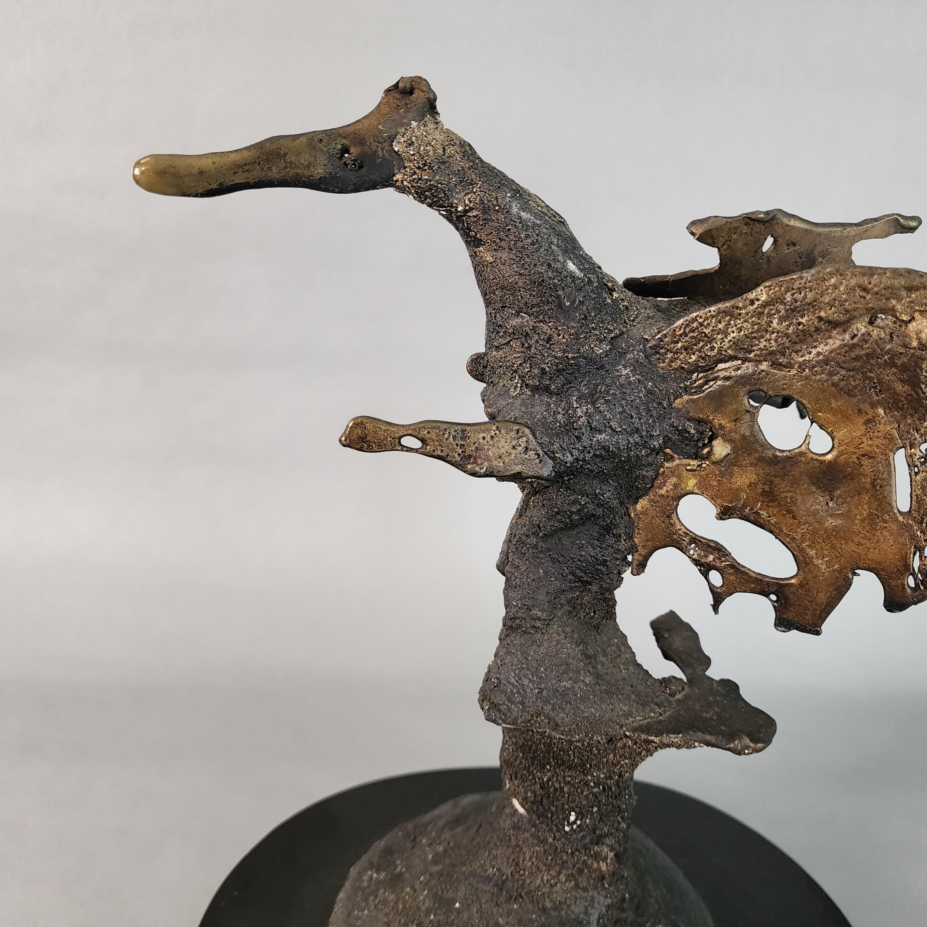 Silas Seandel Scultura in bronzo Brutalista Firmata in vendita 1