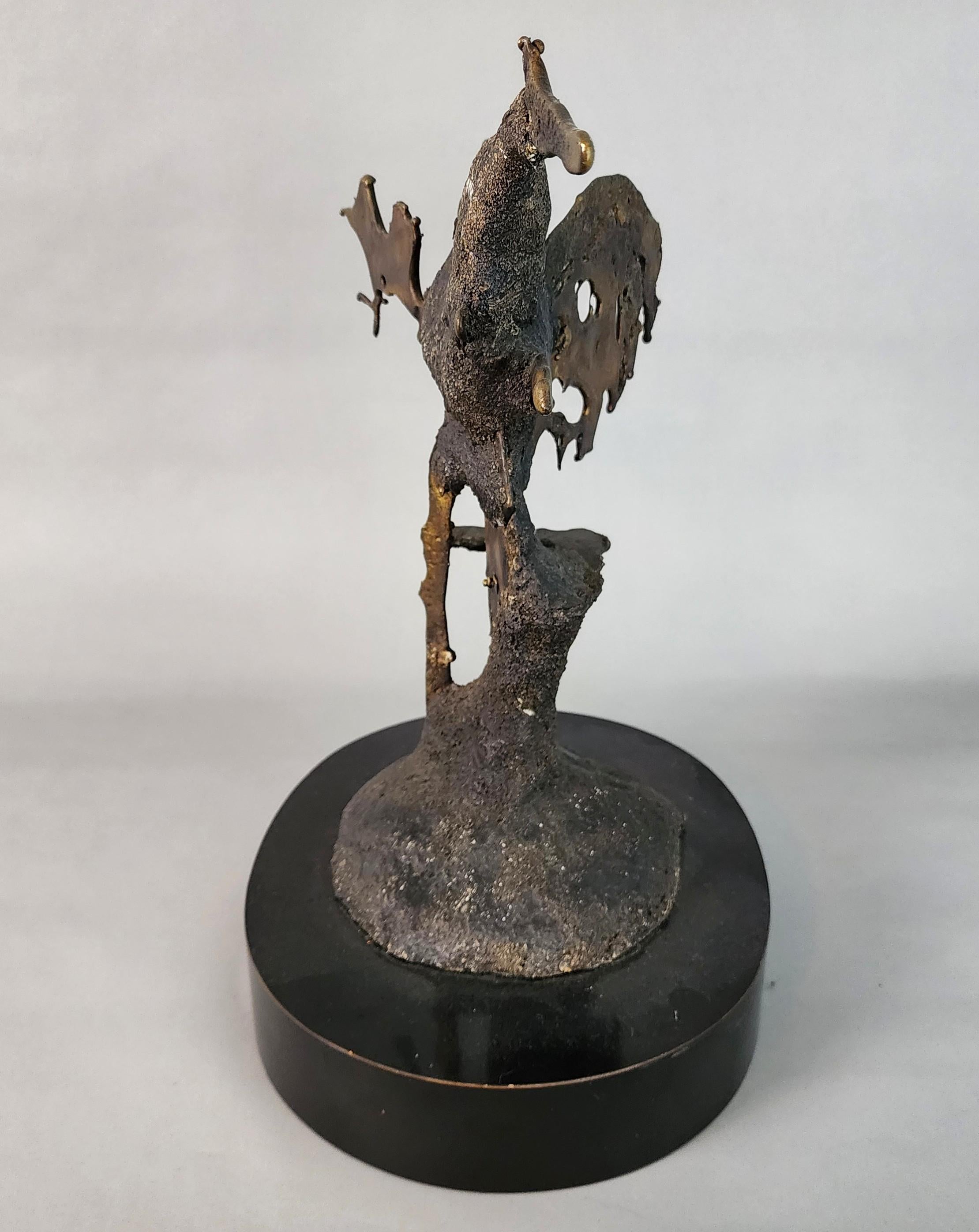 Silas Seandel Scultura in bronzo Brutalista Firmata in vendita 2