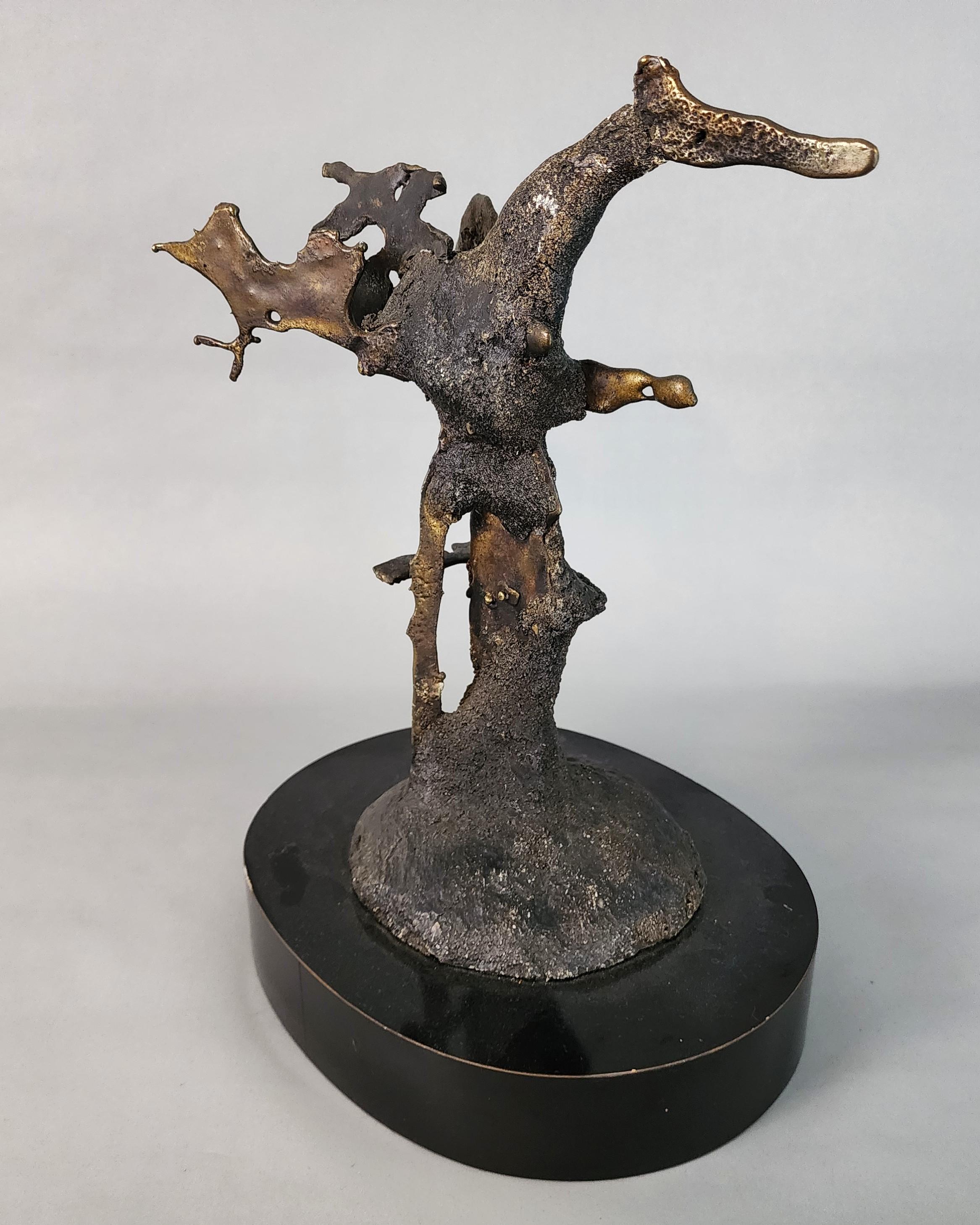 Silas Seandel Scultura in bronzo Brutalista Firmata in vendita 3