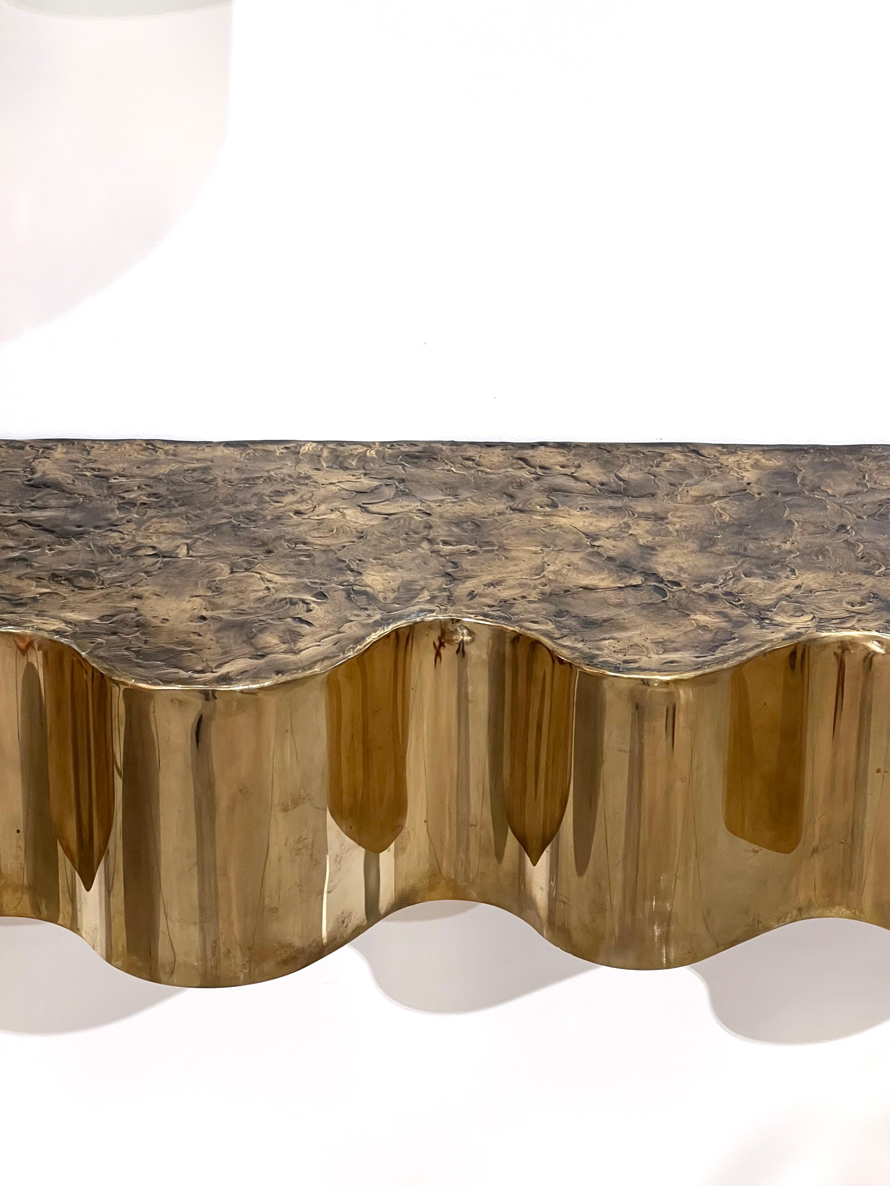 Silas Seandel Bronze Wall Mounted Console 3