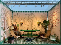 Silas Seandel Brutalist Iron Torch Cut Cocktail Table