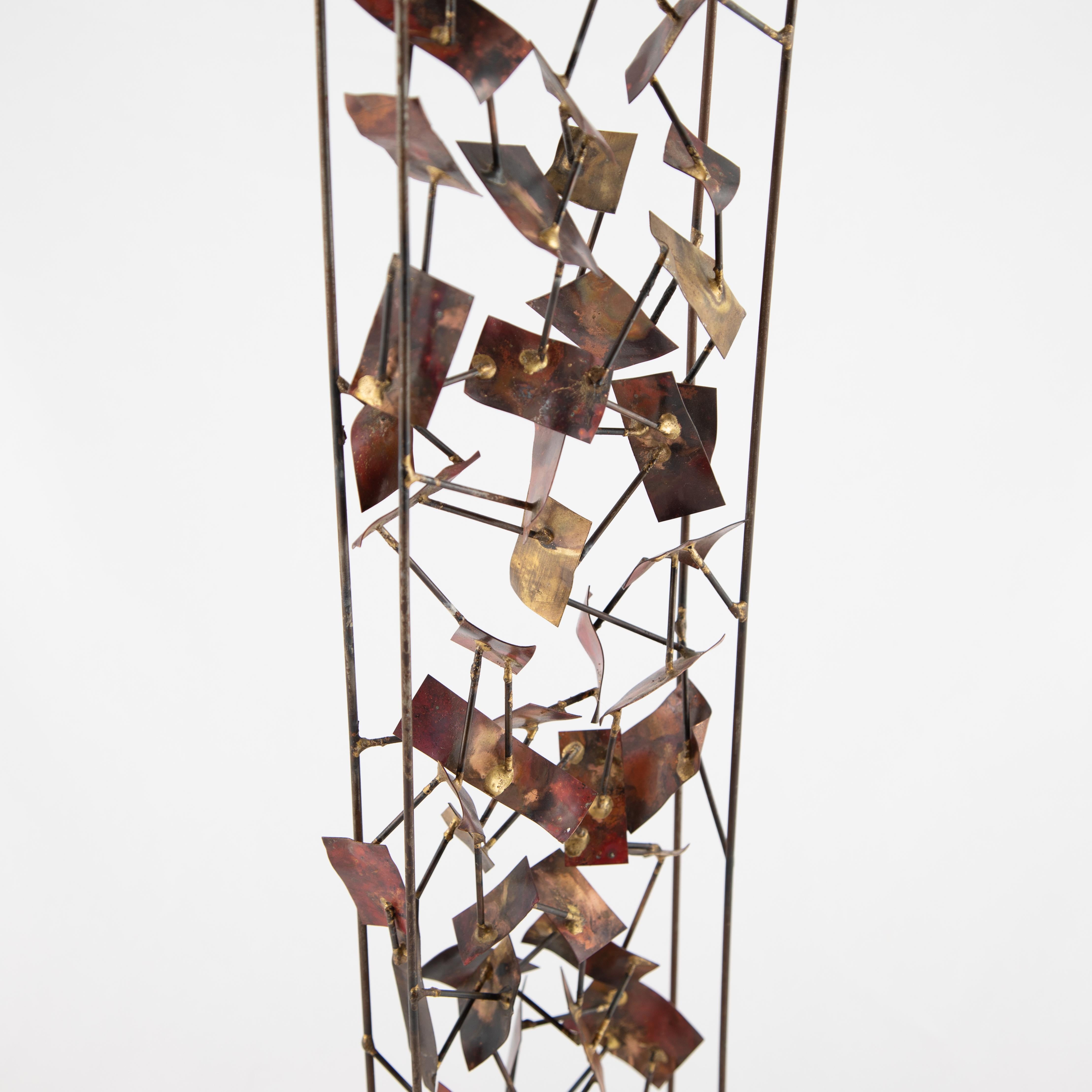 Silas Seandel Copper Tabletop Sculpture, circa 1970s For Sale 4