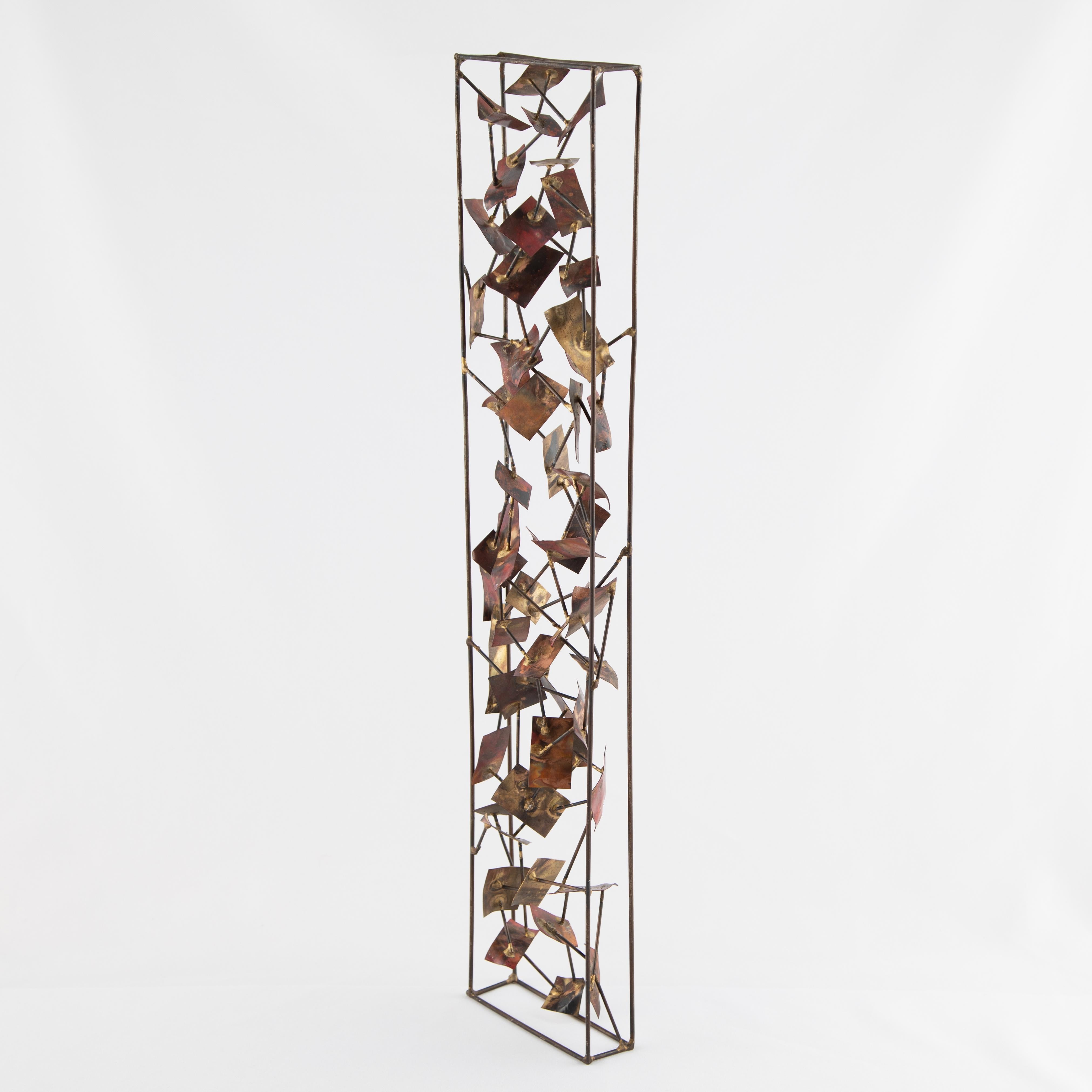 American Silas Seandel Copper Tabletop Sculpture, circa 1970s For Sale