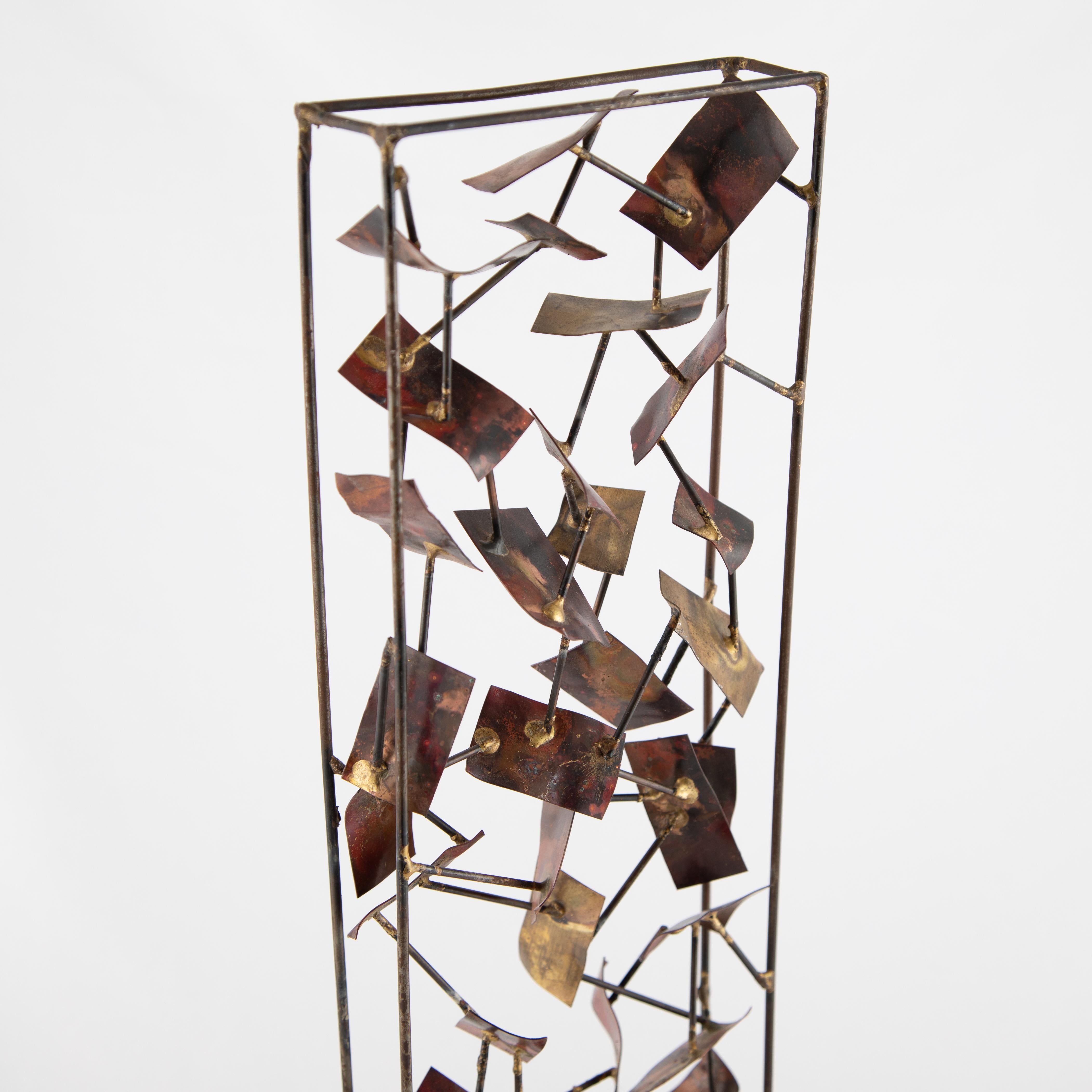 Silas Seandel Copper Tabletop Sculpture, circa 1970s For Sale 3