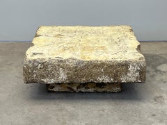 Silas Seandel Faux Stone Coffee Table