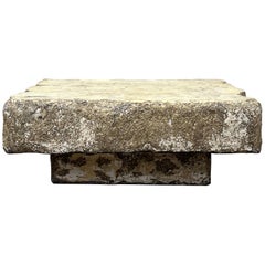 Silas Seandel Faux Stone Coffee Table