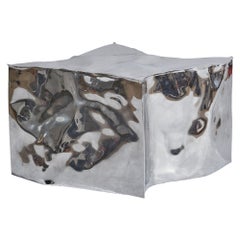 Silas Seandel, Freeform Coffee Table, Polished Steel, Studio, America, 1968