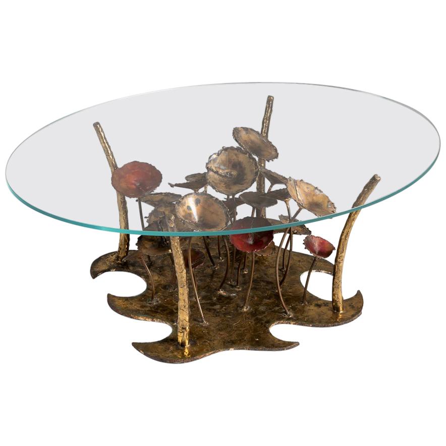 Silas Seandel, Lily Pad, Coffee Table, United States, circa 1975 For Sale