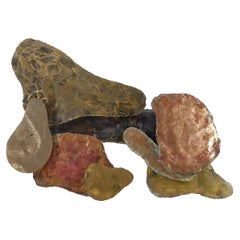 Scultura da parete in metallo misto del Medioevo Silas Seandel