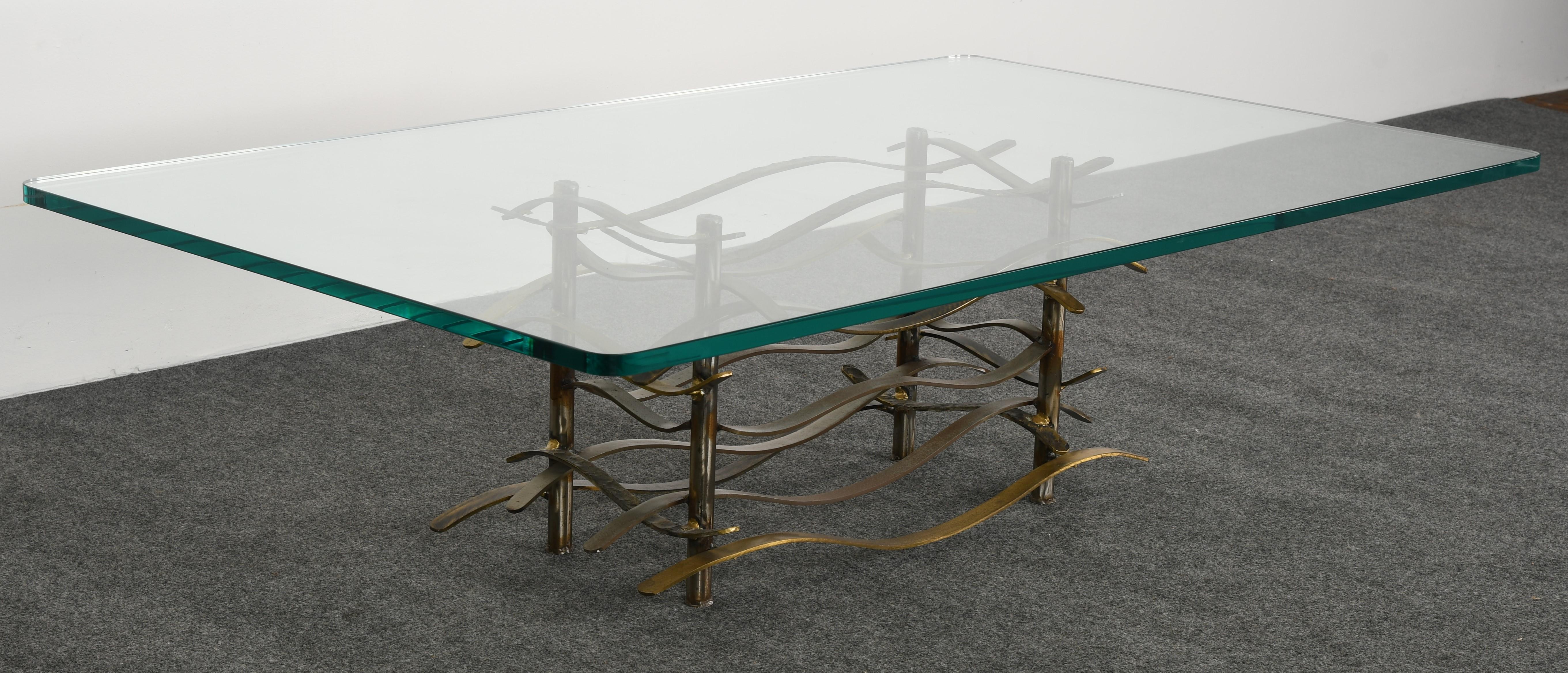 Silas Seandel Ribbon Coffee Table, 1977 In Good Condition For Sale In Hamburg, PA