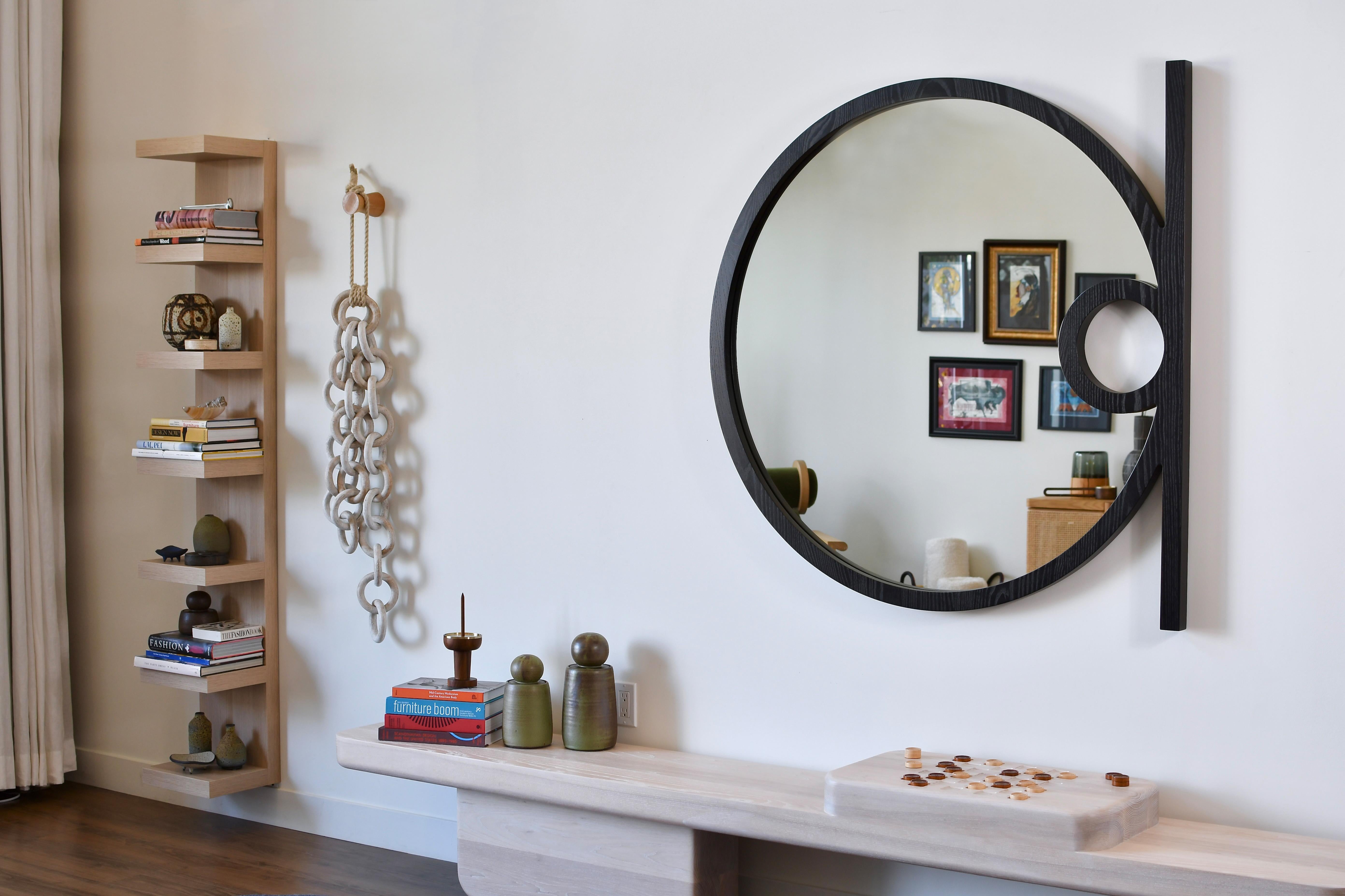 Scandinavian Modern Silas Wall Mirror For Sale