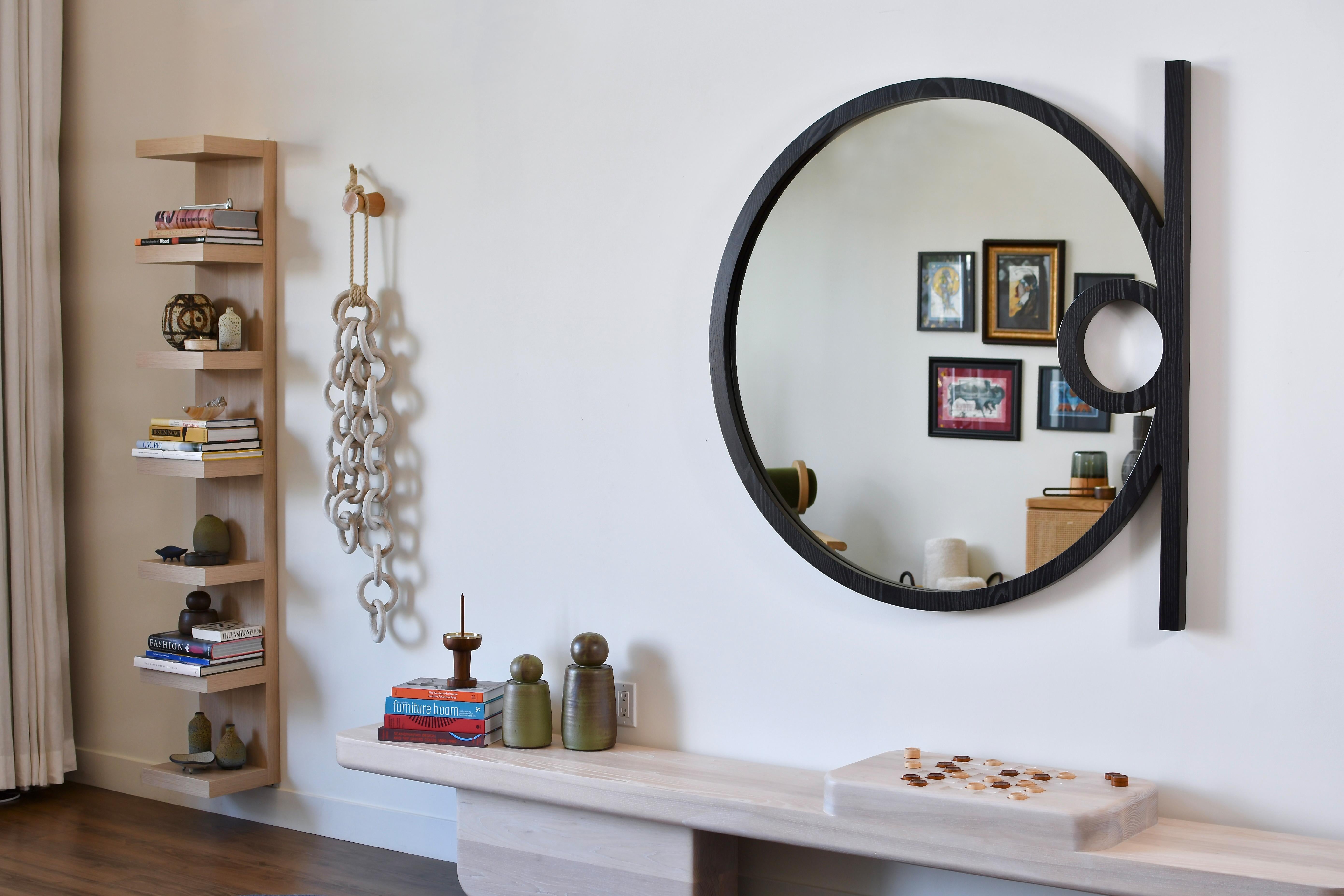 Mid-Century Modern Silas Wall Mirror For Sale