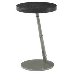 Table d'appoint en loupe flottante Silent Black