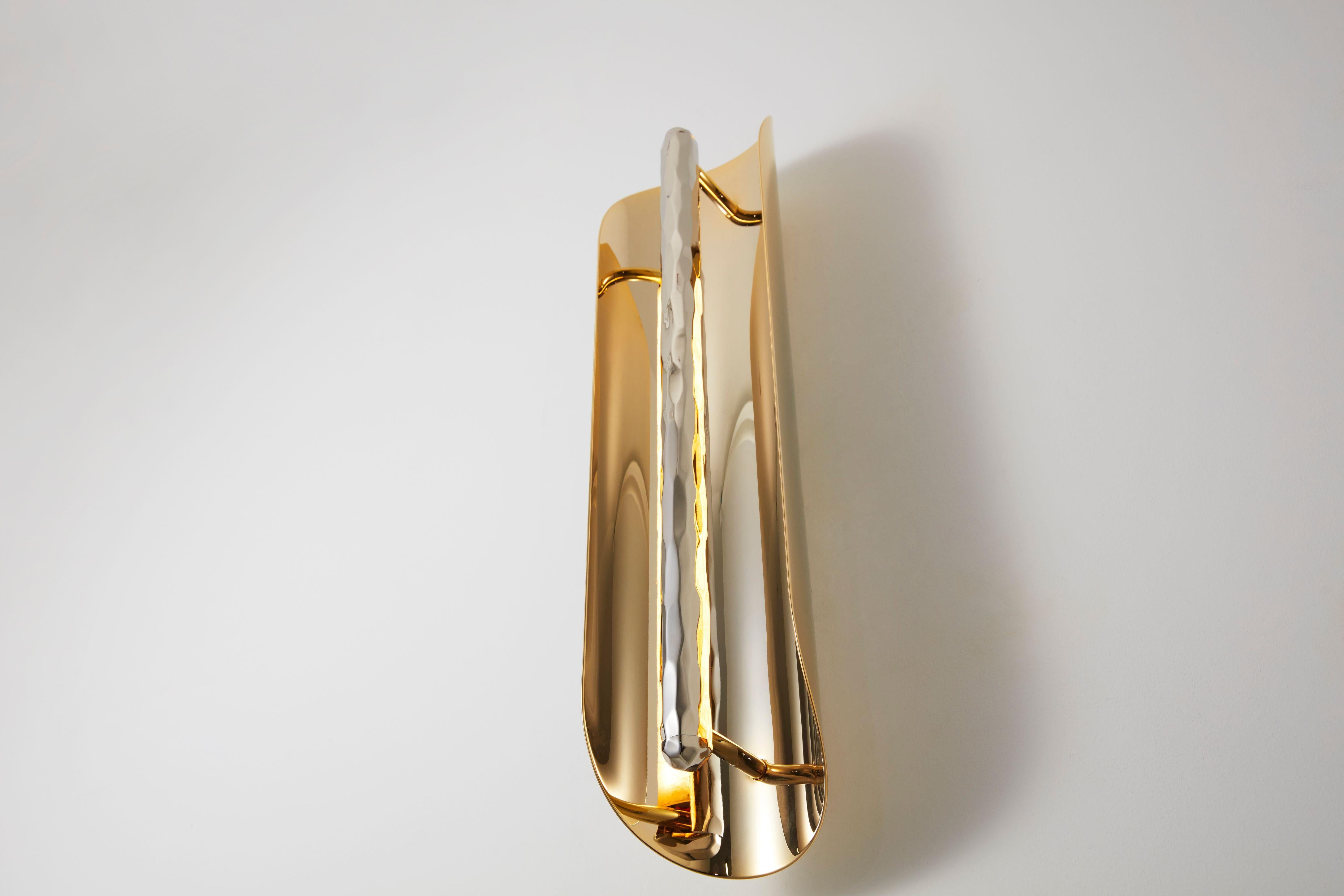 Brass Silex Wall Lamp by Mydriaz