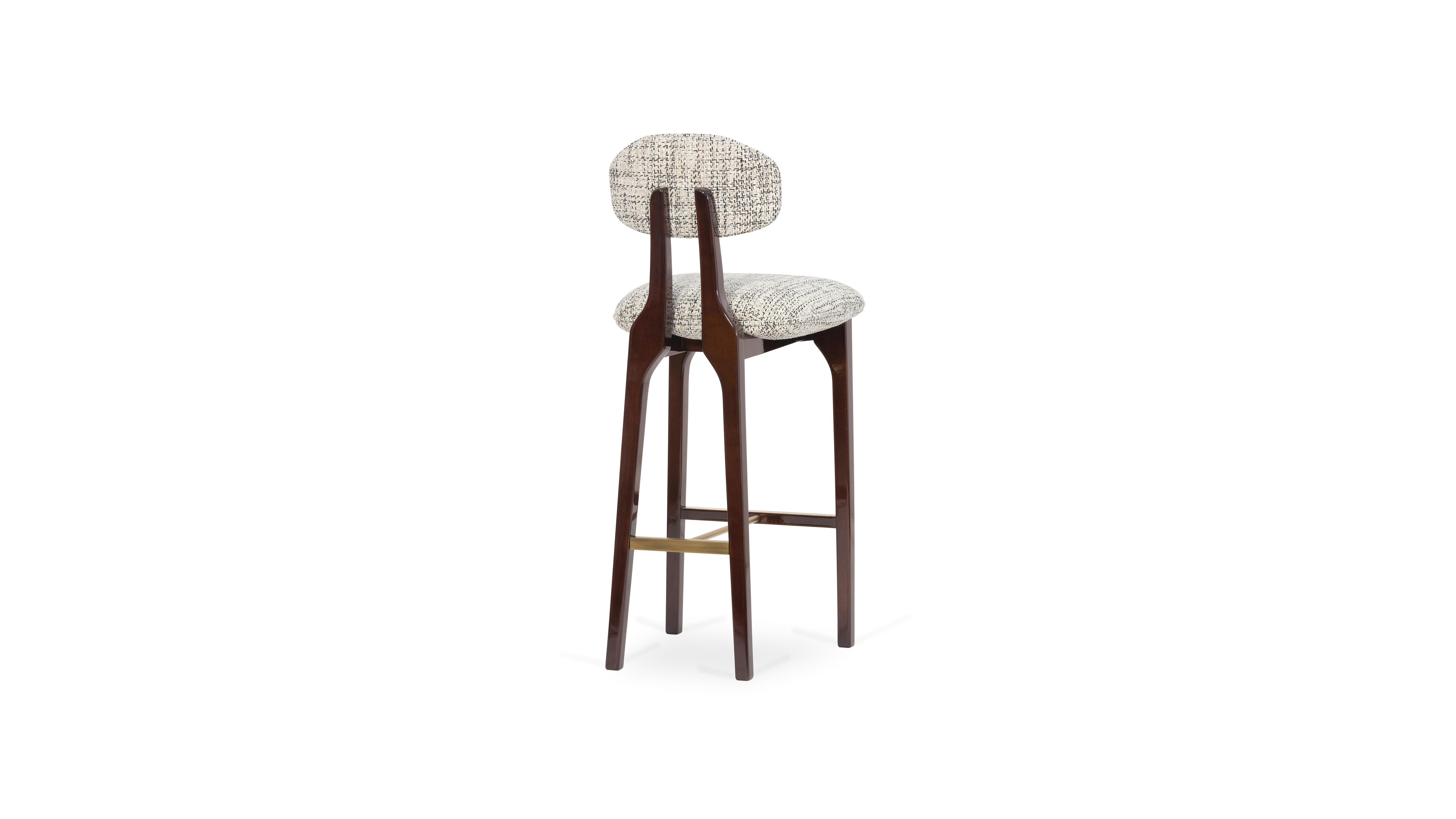 Portuguese Silhouette Bar Stool by InsidherLand For Sale