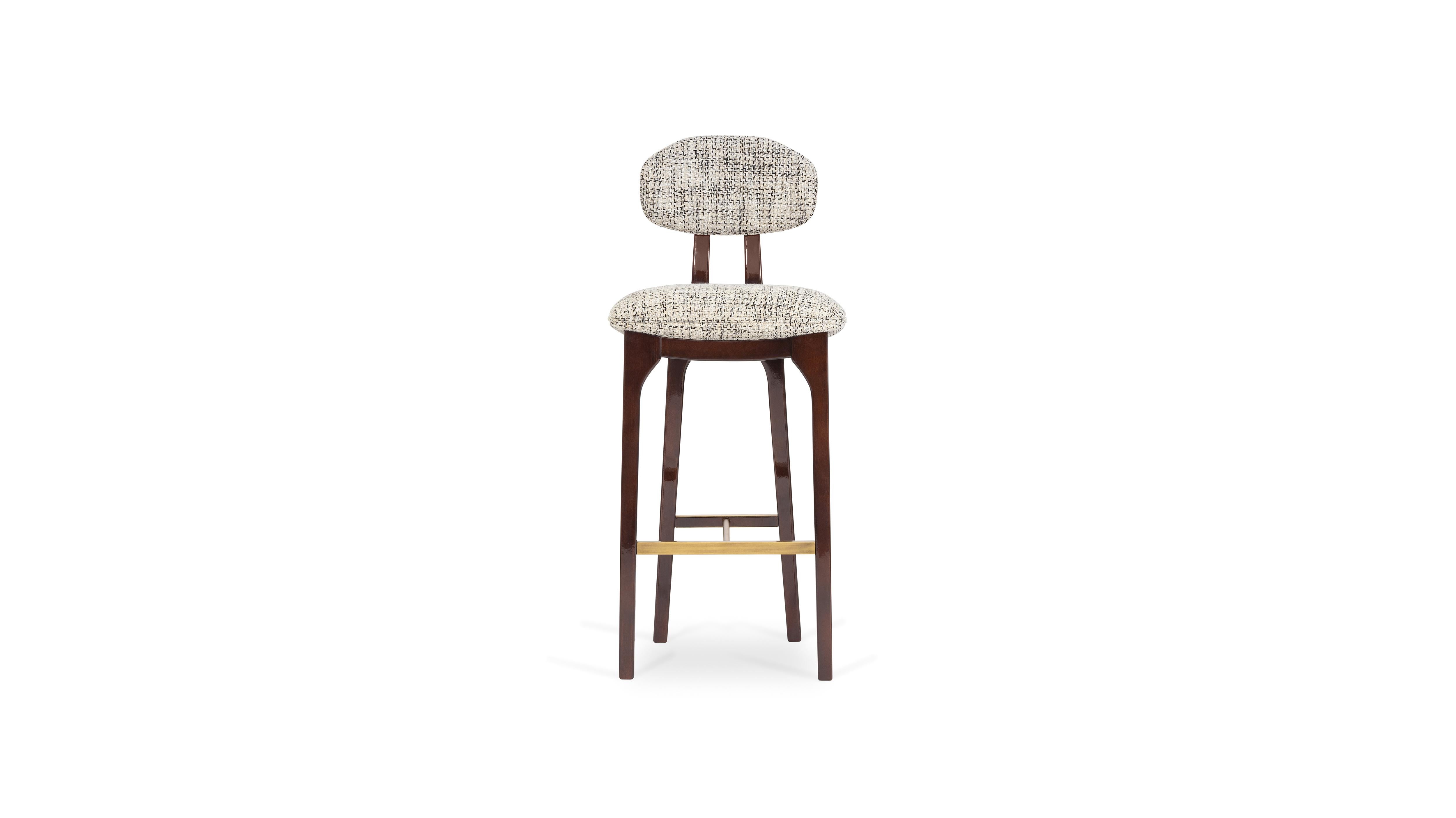 Silhouette Bar Stool by InsidherLand In New Condition For Sale In Geneve, CH