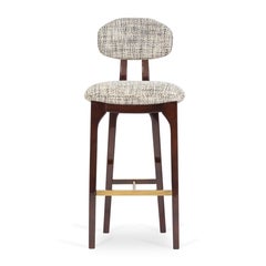 Tabouret de bar silhouette en laiton et COM, InsidherLand de Joana Santos Barbosa