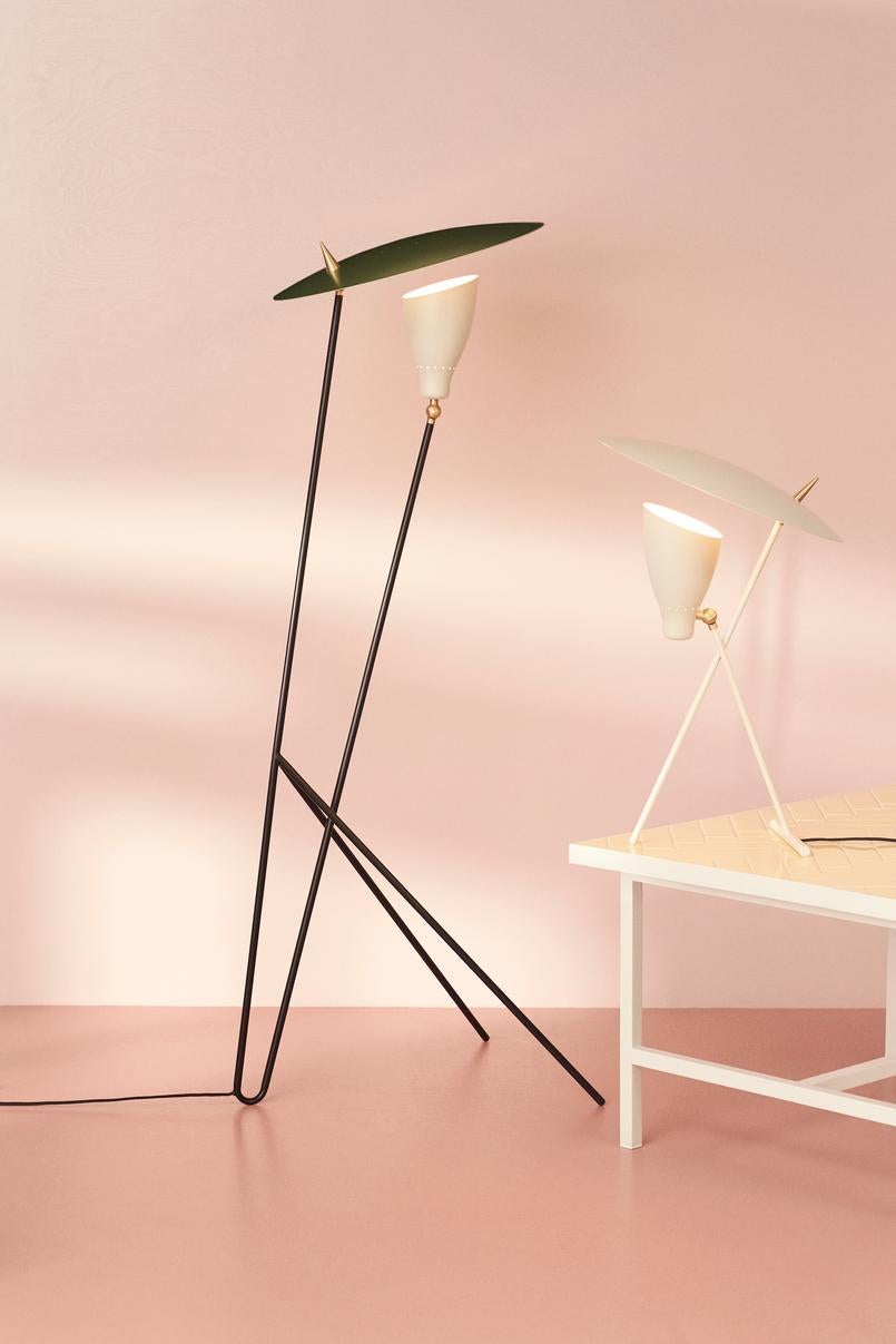 Silhouette Black Noir Floor Lamp by Warm Nordic In New Condition For Sale In Geneve, CH