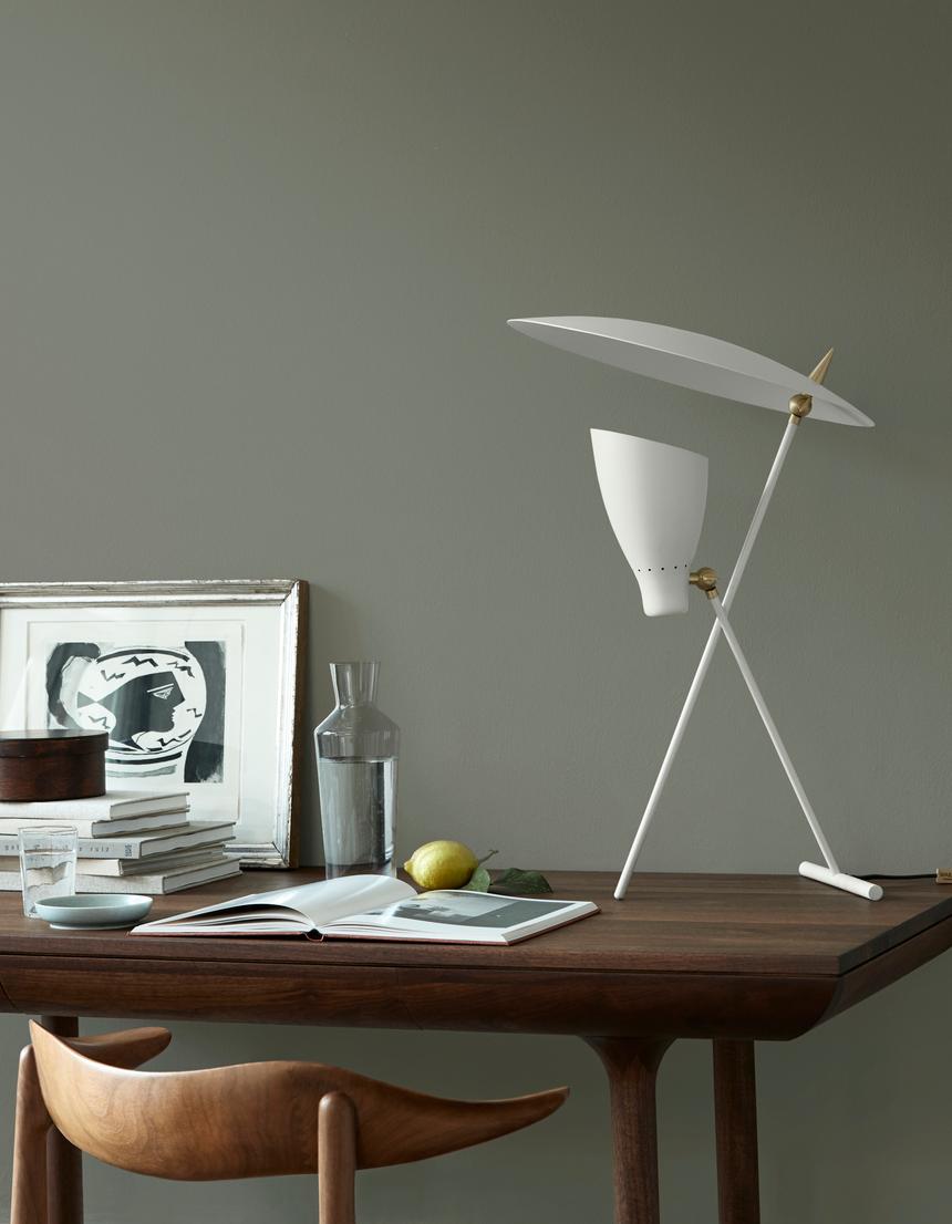 Contemporary Silhouette Black Noir Table Lamp by Warm Nordic
