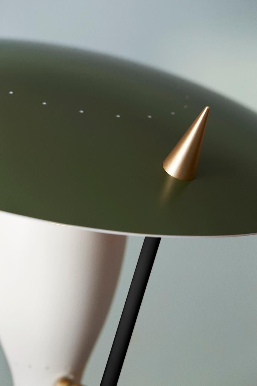 Brass Silhouette Black Noir Table Lamp by Warm Nordic