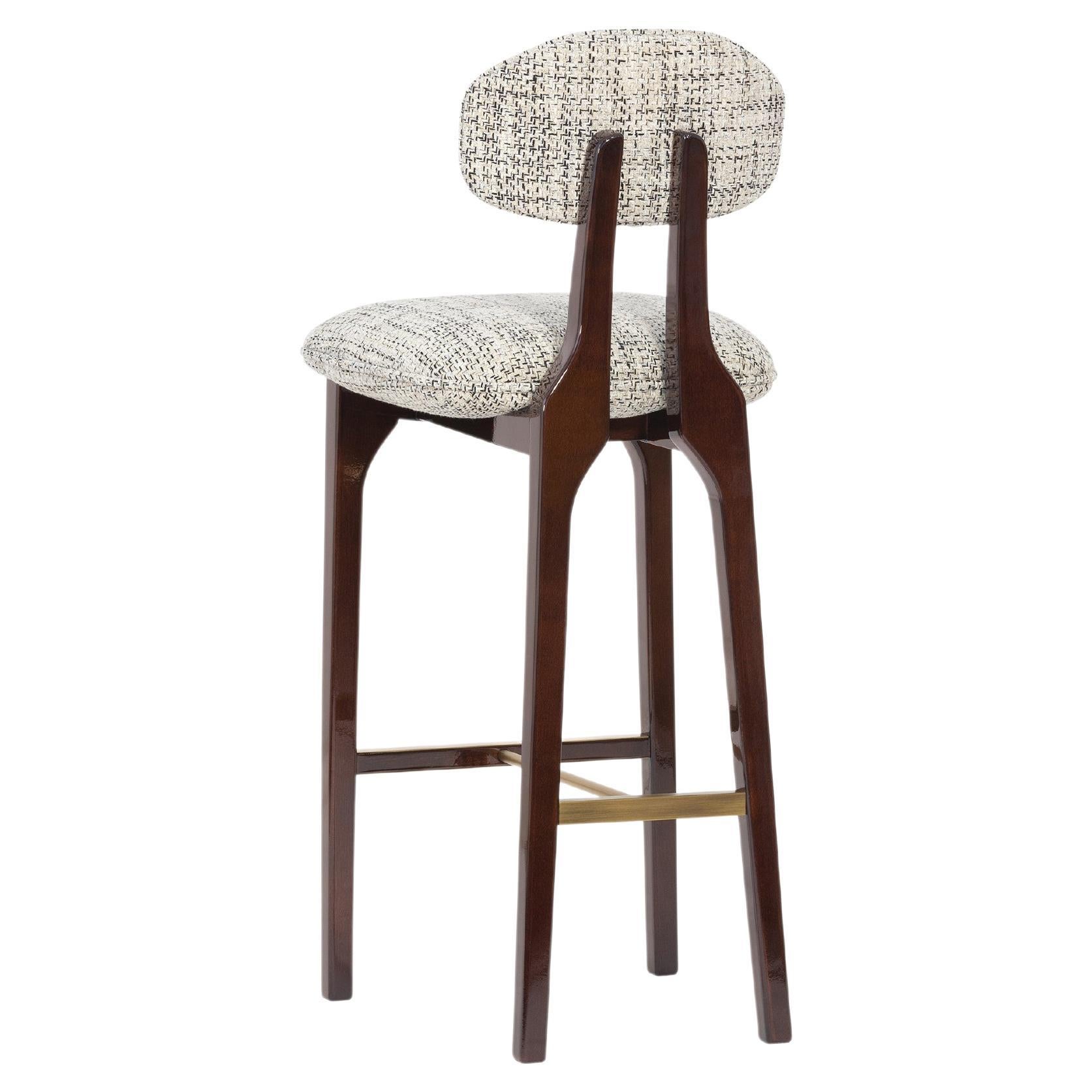 Tabouret de comptoir silhouette en laiton et COM, InsidherLand de Joana Santos Barbosa en vente