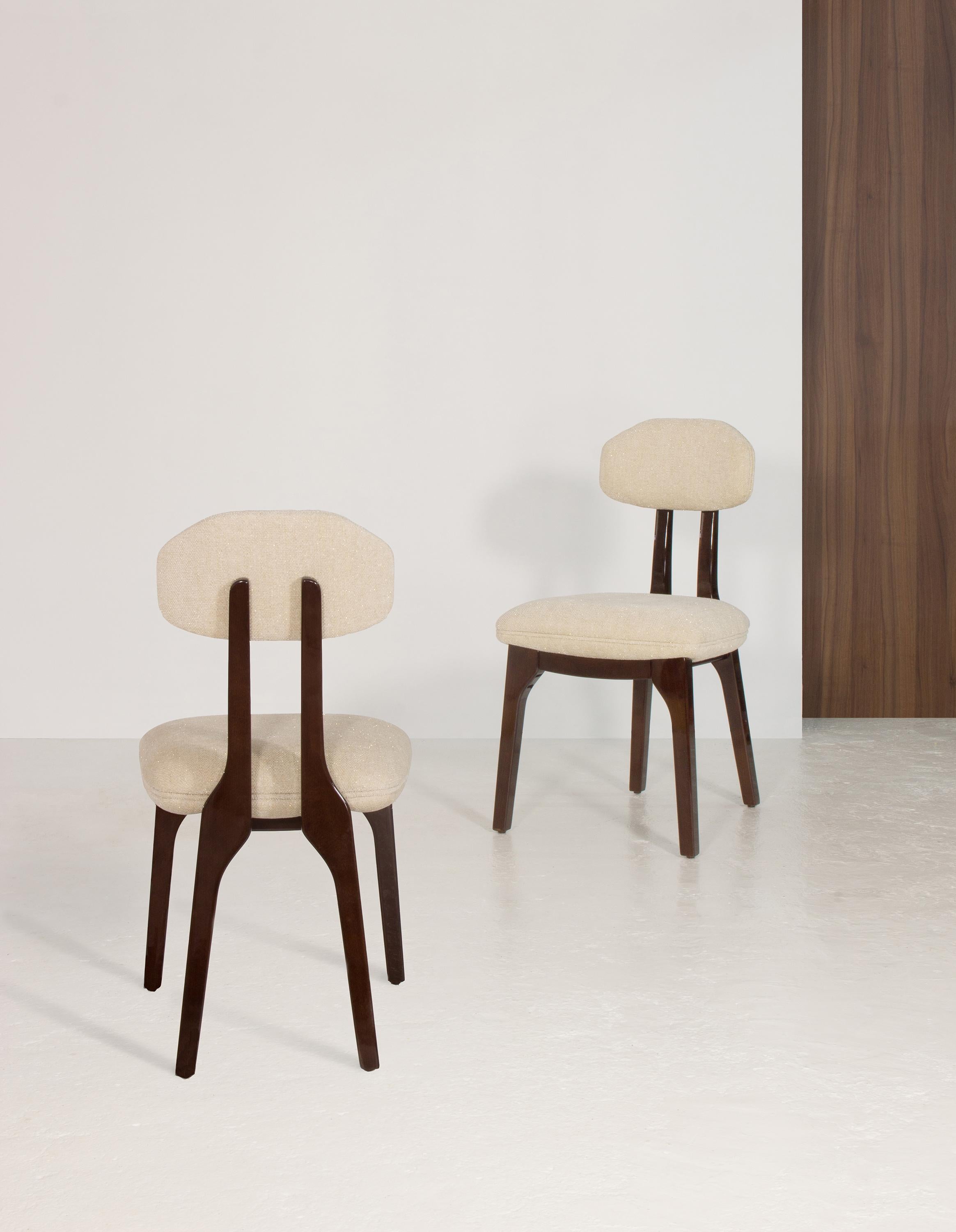 Chaise de salle à manger silhouette, bois et COM, Insidherland de Joana Santos Barbosa en vente 1
